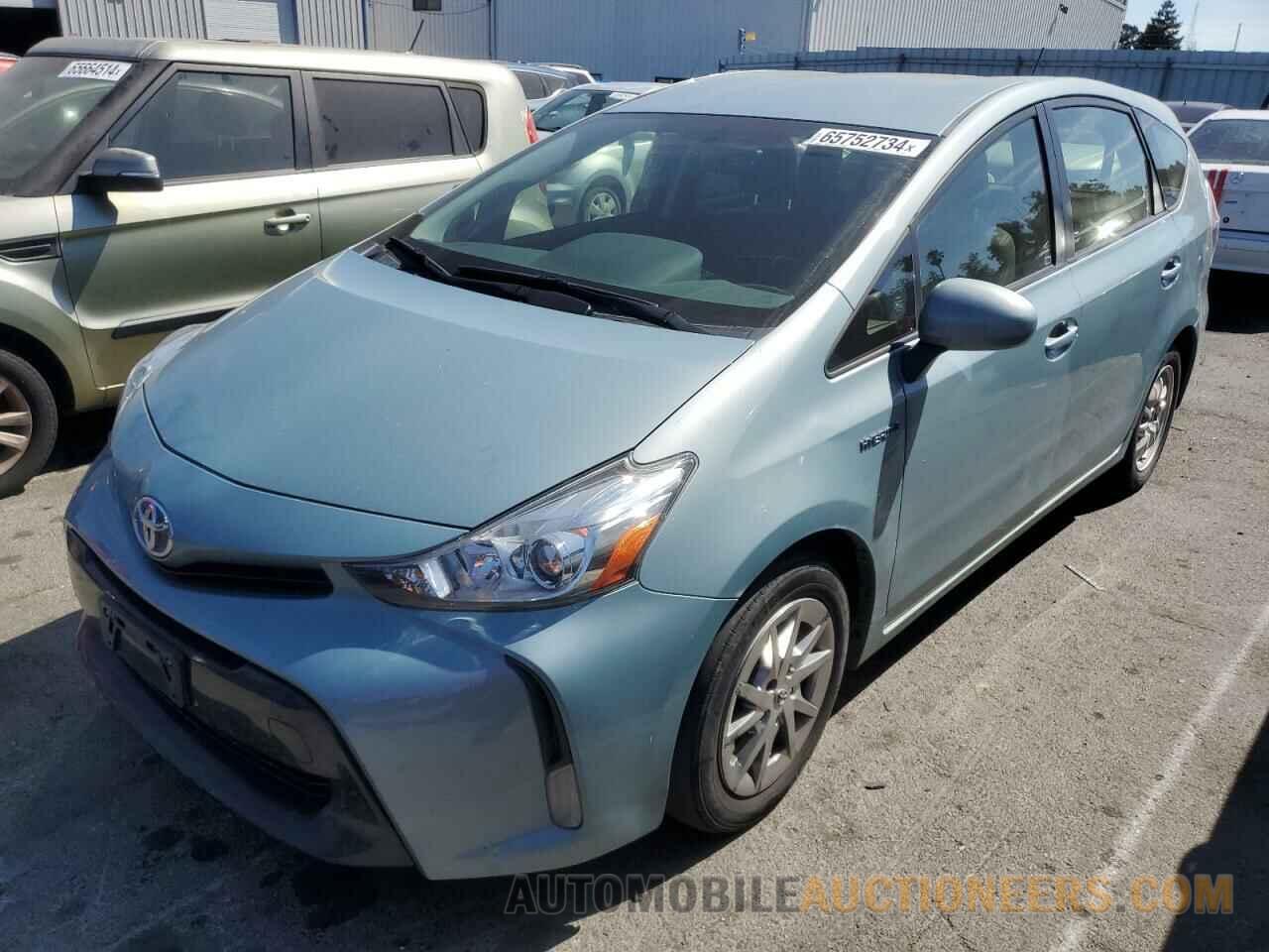 JTDZN3EU1FJ022727 TOYOTA PRIUS 2015