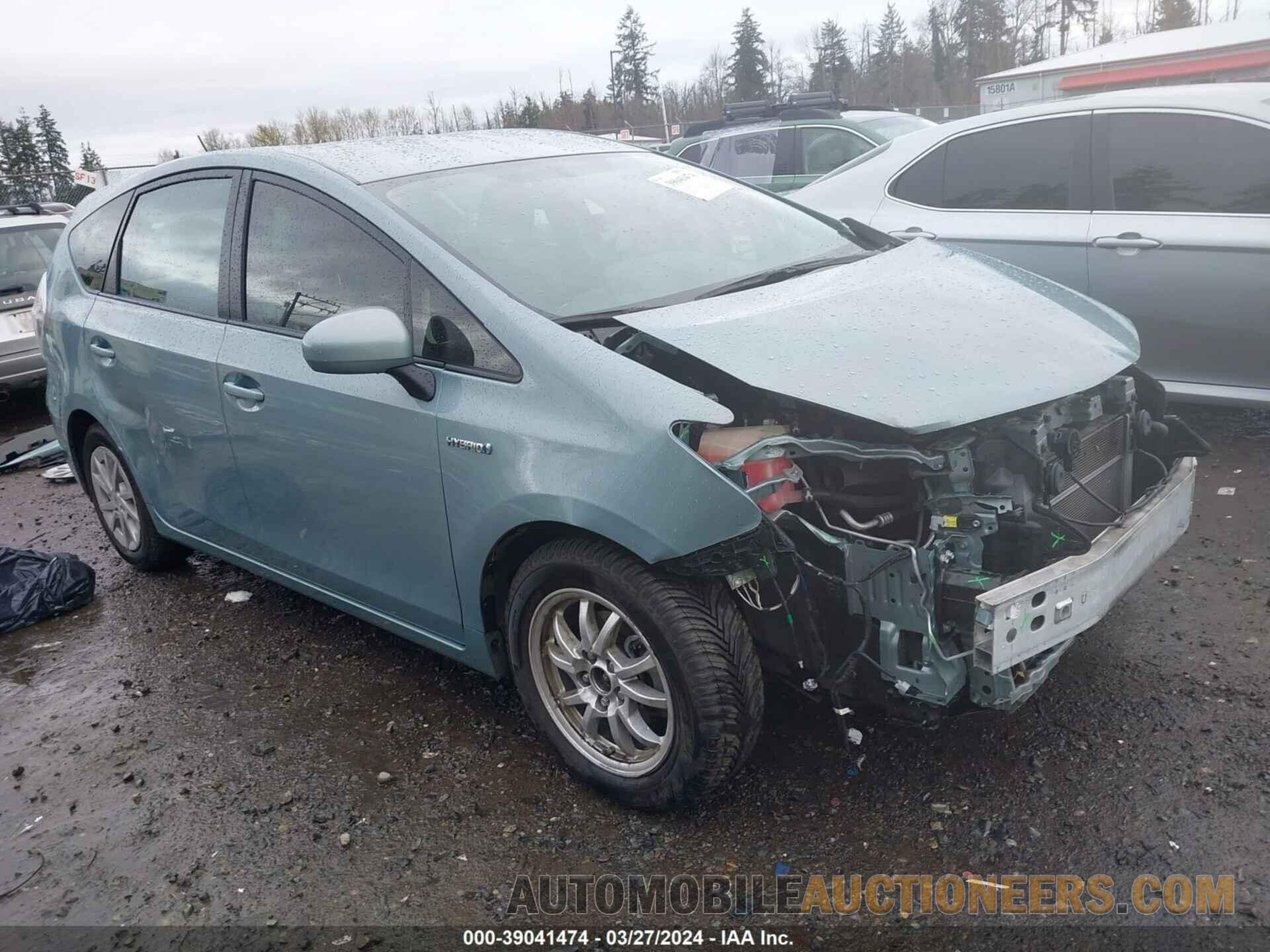 JTDZN3EU1FJ029631 TOYOTA PRIUS V 2015