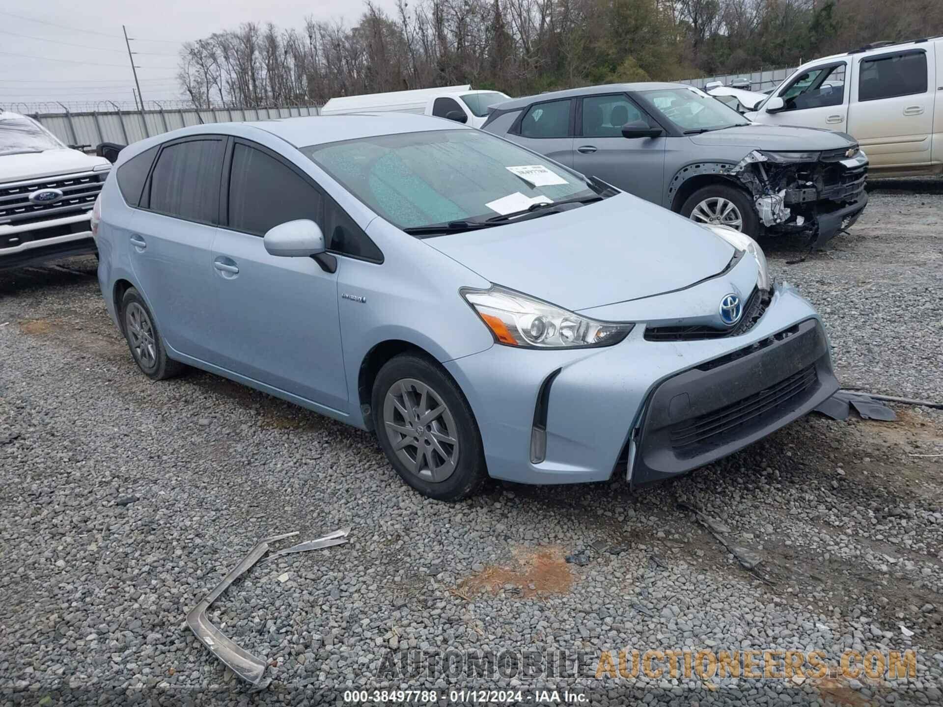 JTDZN3EU1FJ031539 TOYOTA PRIUS V 2015