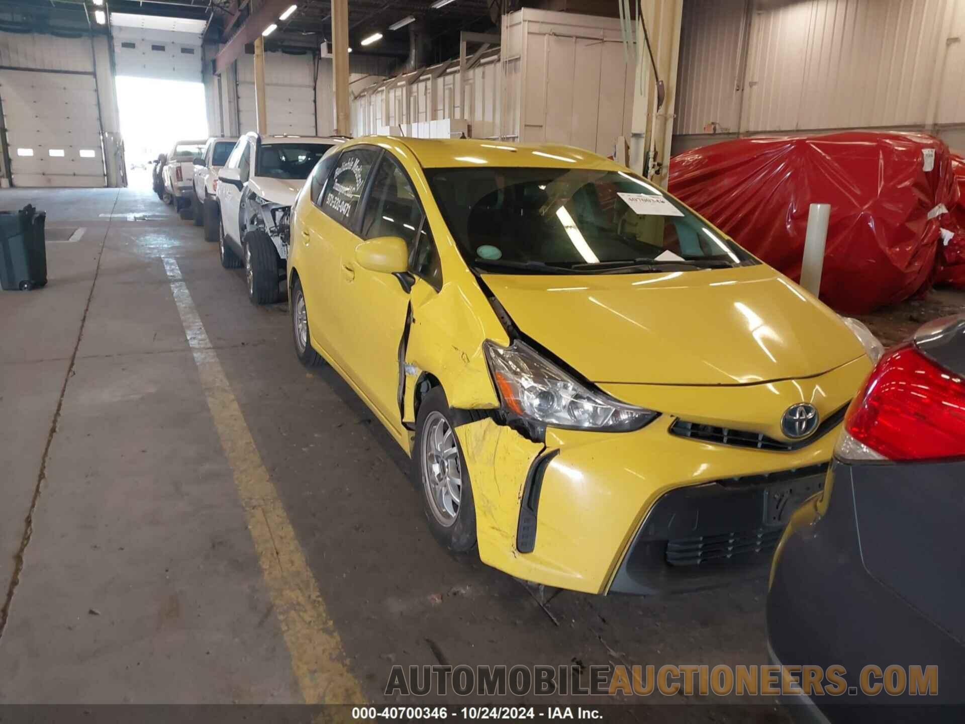 JTDZN3EU1FJ032223 TOYOTA PRIUS V 2015