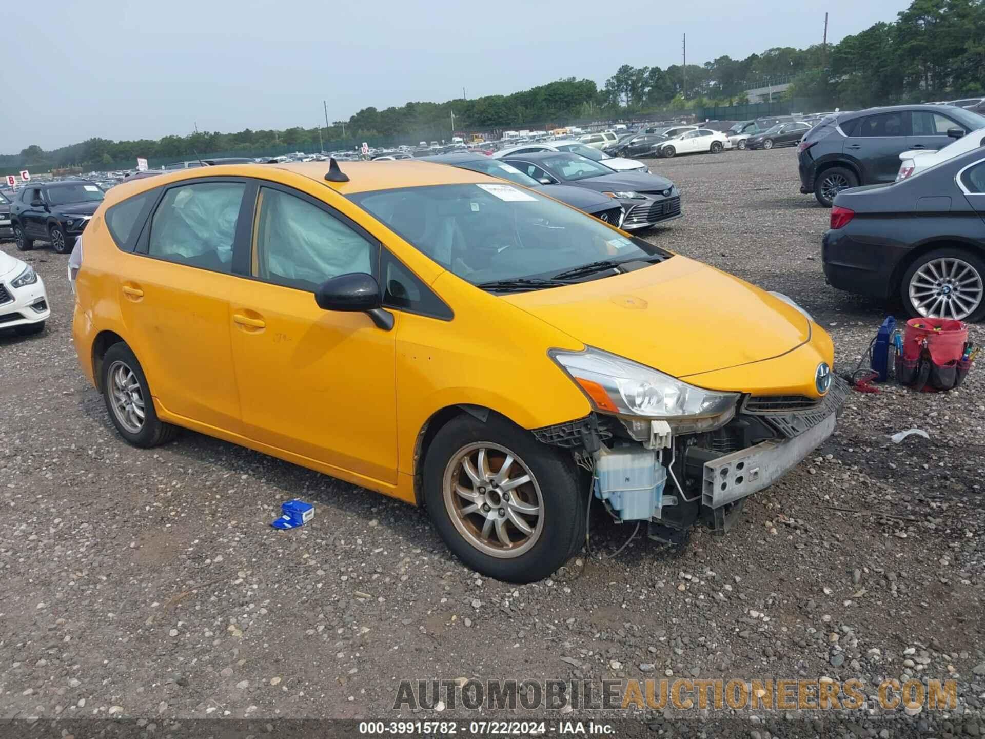 JTDZN3EU1GJ046902 TOYOTA PRIUS V 2016