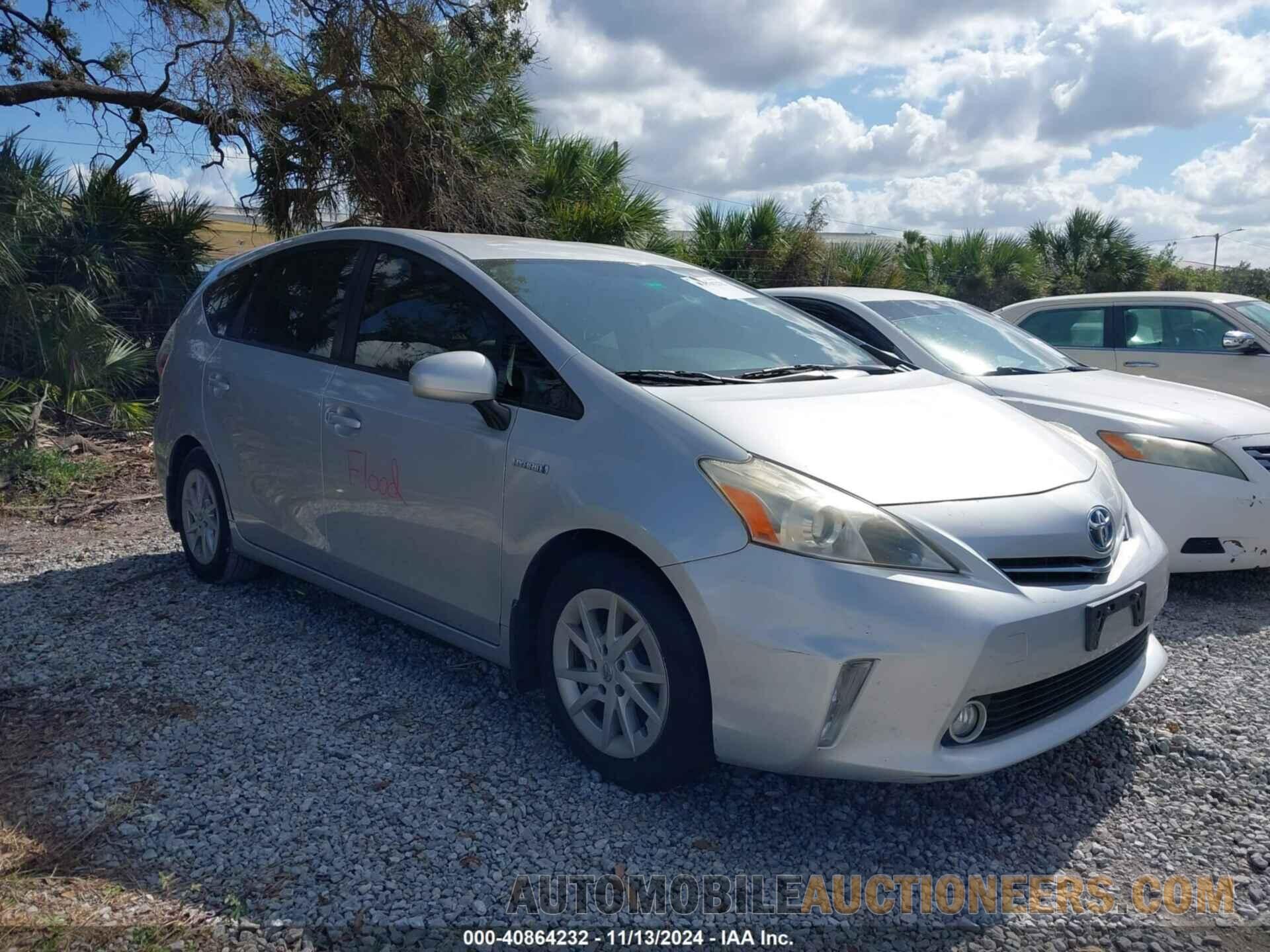 JTDZN3EU2C3121170 TOYOTA PRIUS V 2012