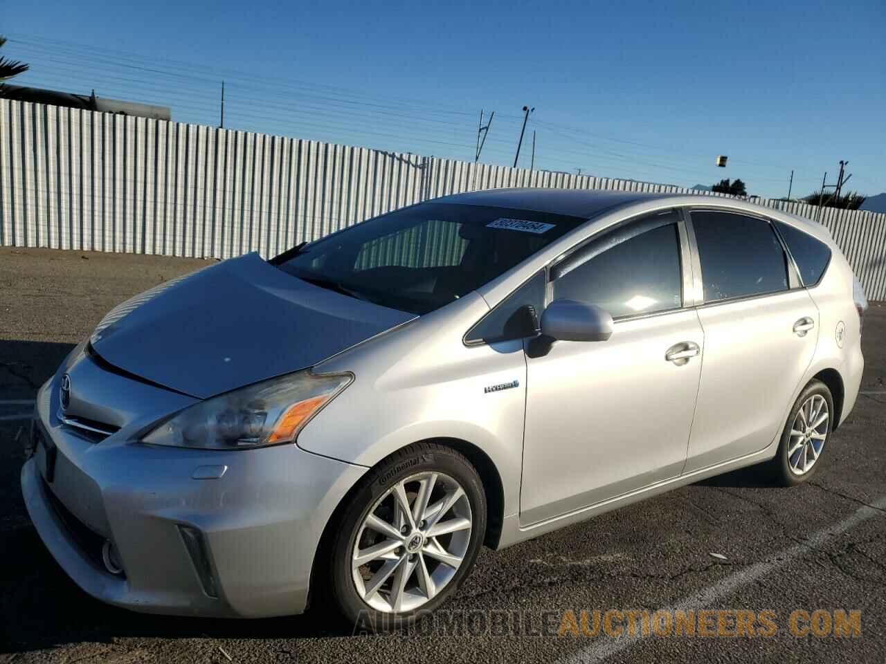 JTDZN3EU2C3136204 TOYOTA PRIUS 2012