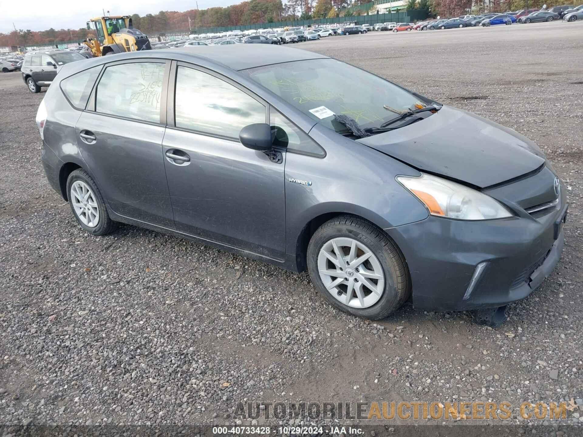 JTDZN3EU2C3139863 TOYOTA PRIUS V 2012