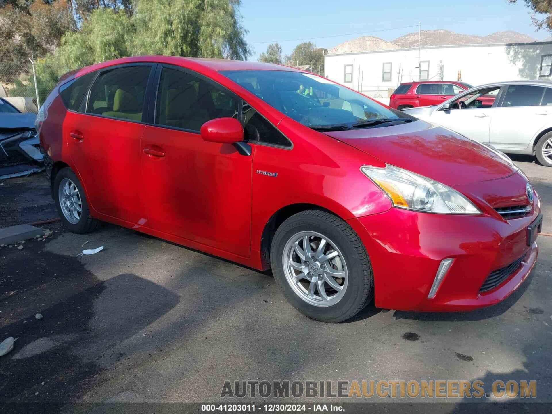 JTDZN3EU2C3164519 TOYOTA PRIUS V 2012