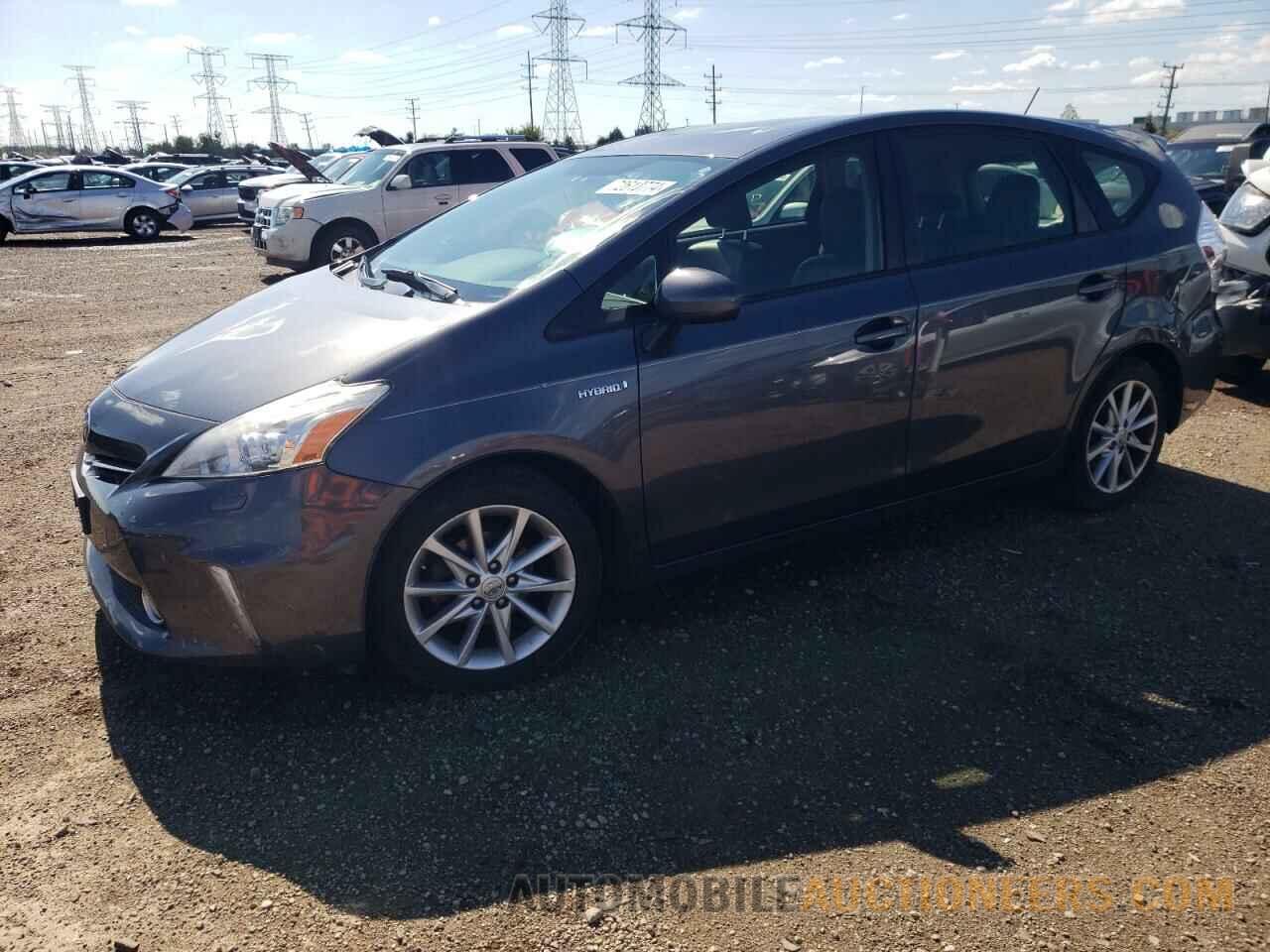 JTDZN3EU2C3164651 TOYOTA PRIUS 2012