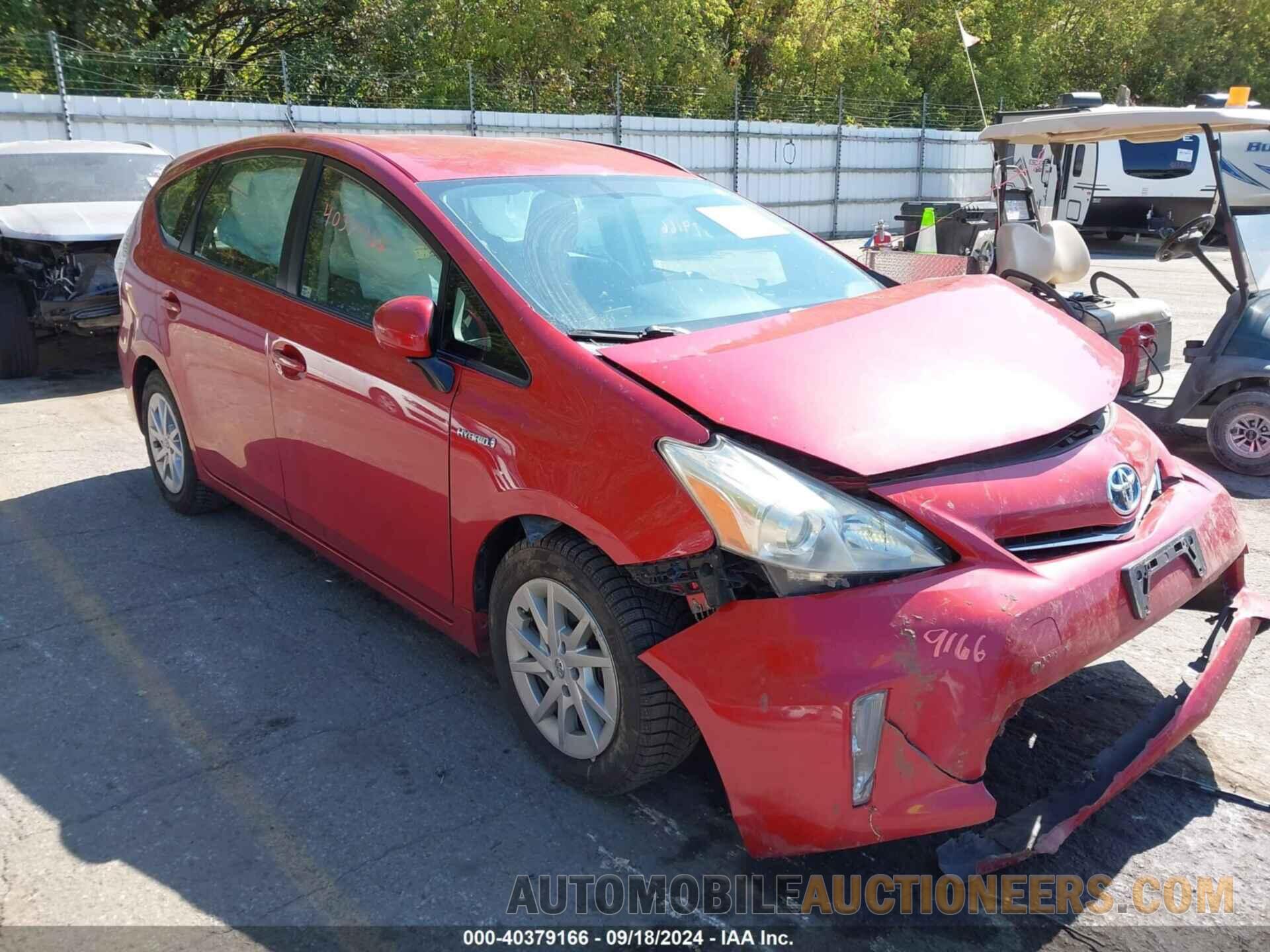 JTDZN3EU2D3238362 TOYOTA PRIUS V 2013