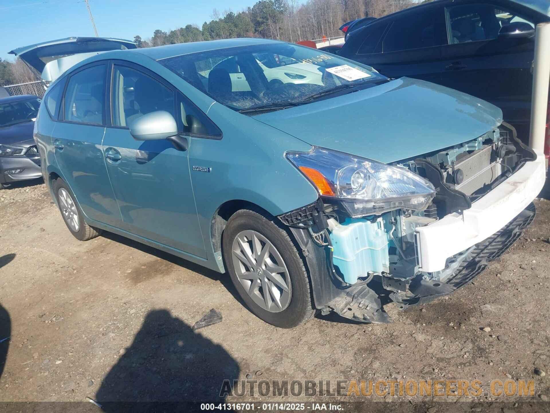 JTDZN3EU2E3333540 TOYOTA PRIUS V 2014