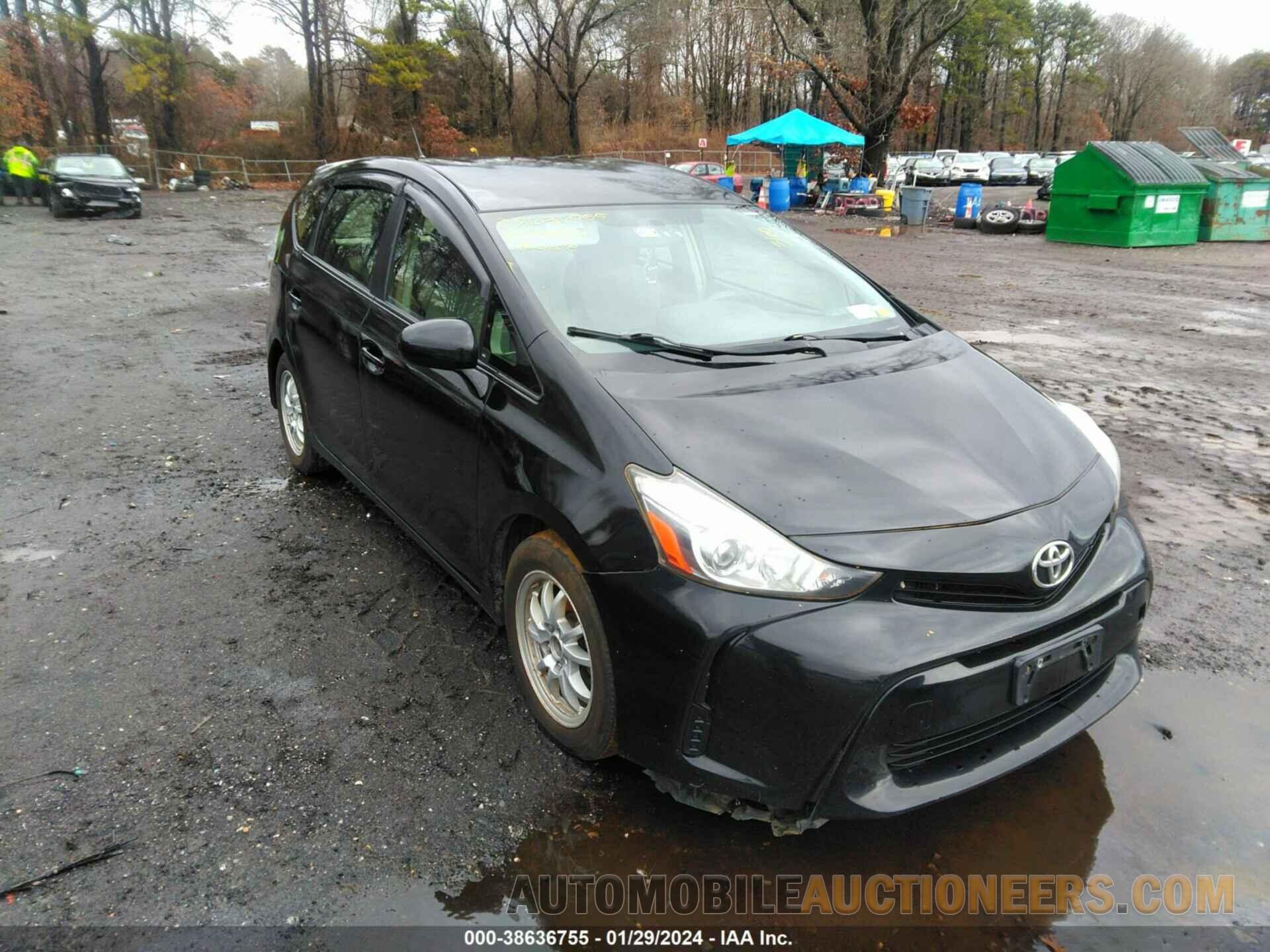 JTDZN3EU2FJ033414 TOYOTA PRIUS V 2015