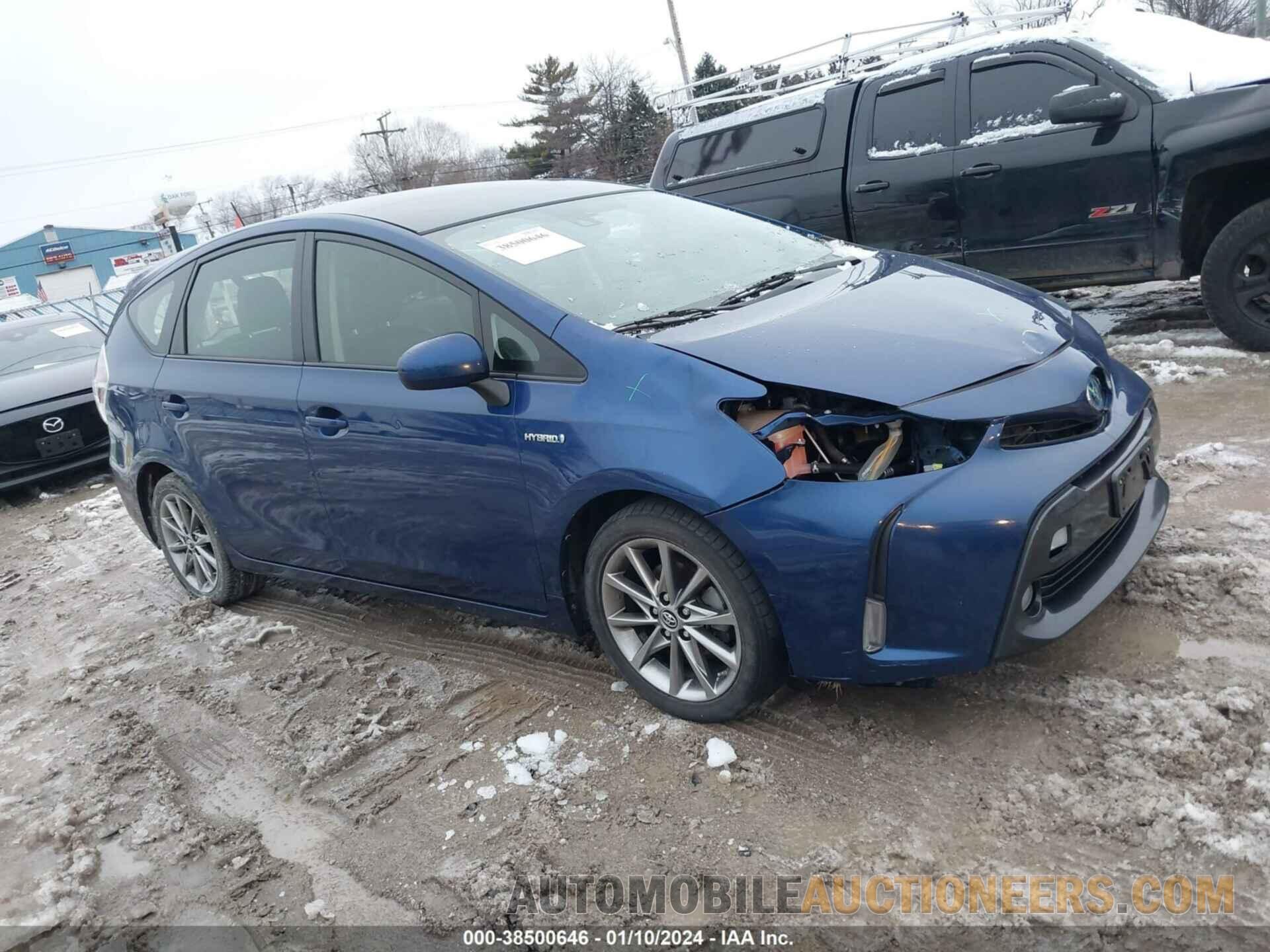 JTDZN3EU2GJ042891 TOYOTA PRIUS V 2016