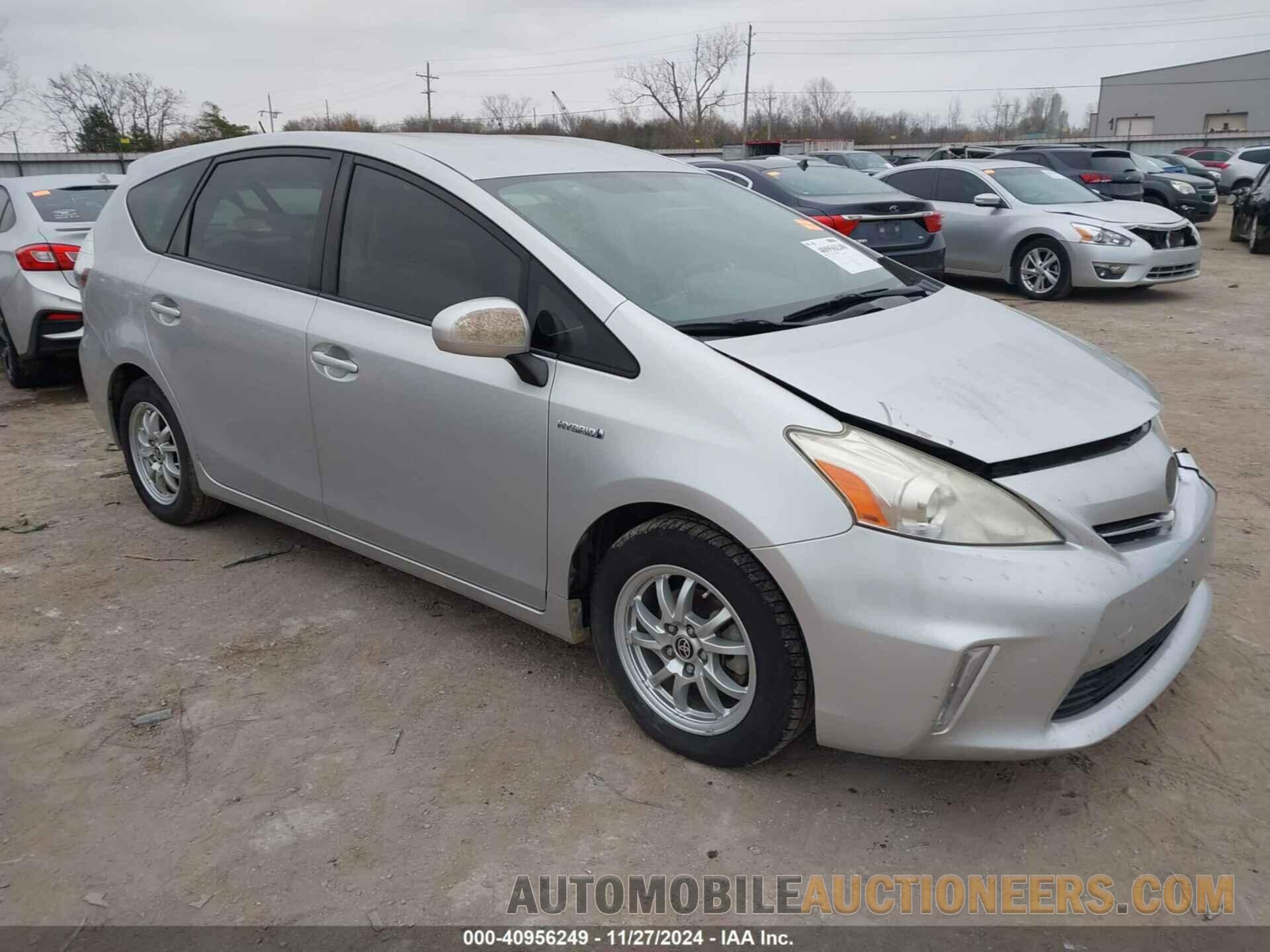 JTDZN3EU3C3043207 TOYOTA PRIUS V 2012