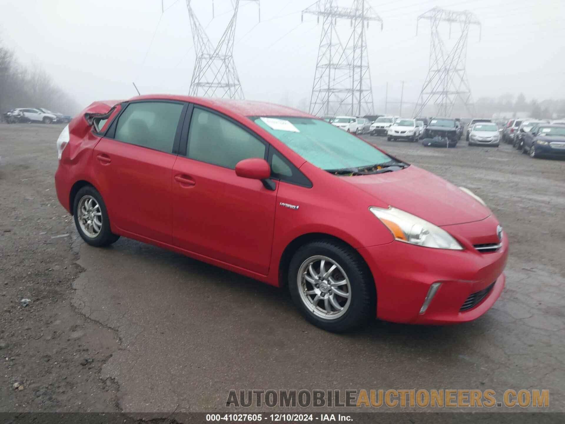 JTDZN3EU3C3052182 TOYOTA PRIUS V 2012