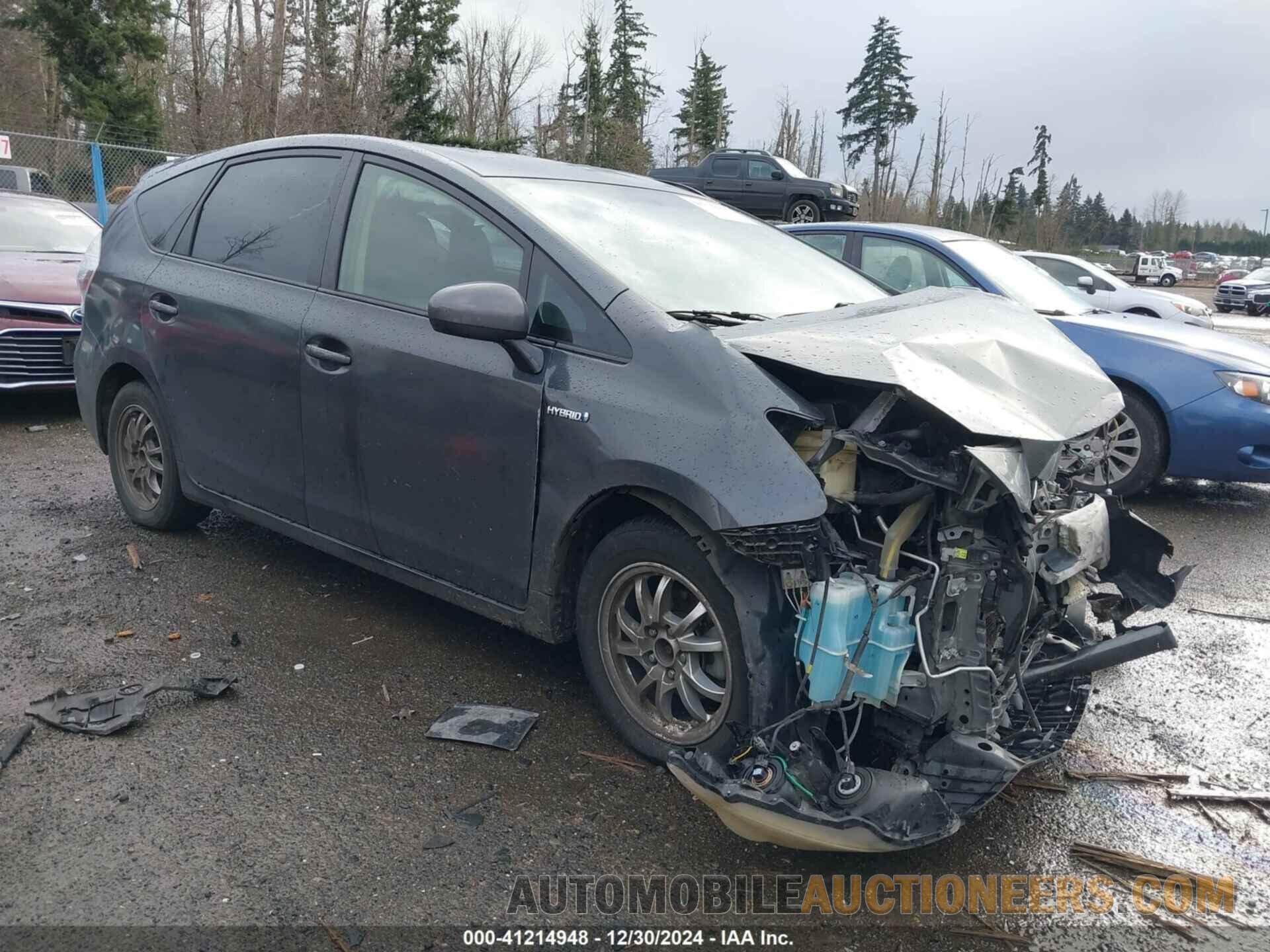 JTDZN3EU3C3066292 TOYOTA PRIUS V 2012