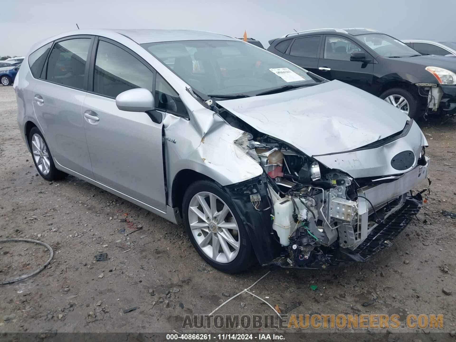 JTDZN3EU3C3075297 TOYOTA PRIUS V 2012