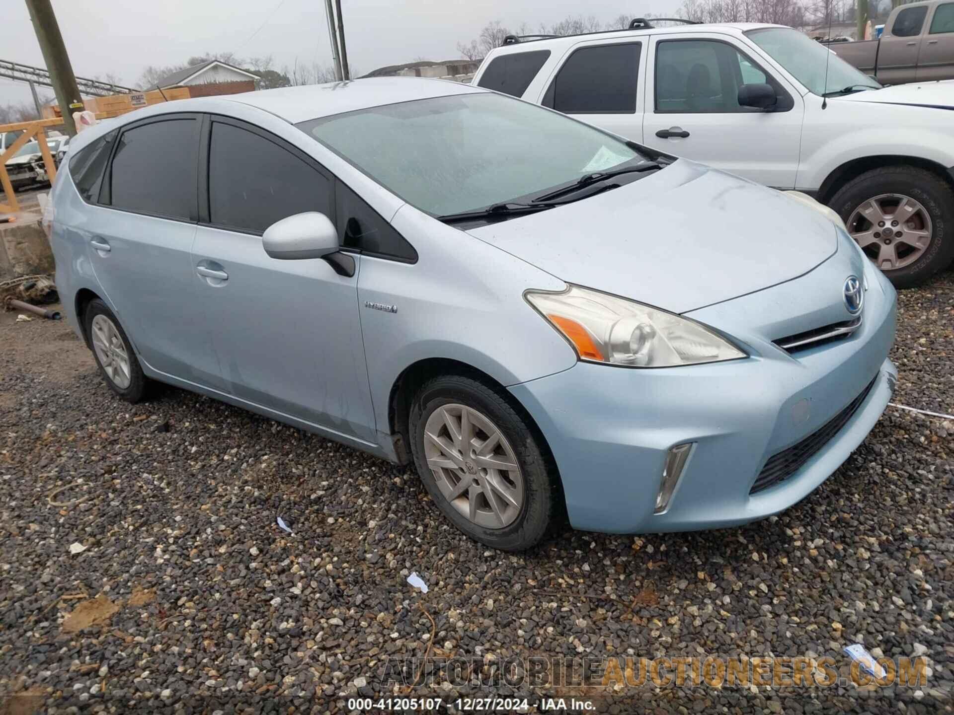 JTDZN3EU3E3317945 TOYOTA PRIUS V 2014