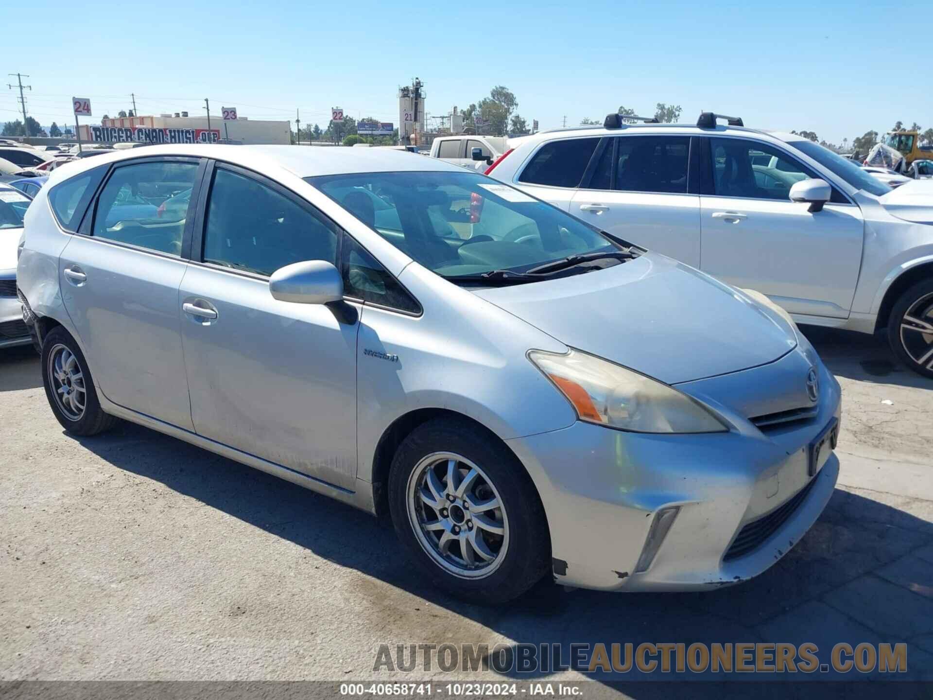 JTDZN3EU3E3323728 TOYOTA PRIUS V 2014