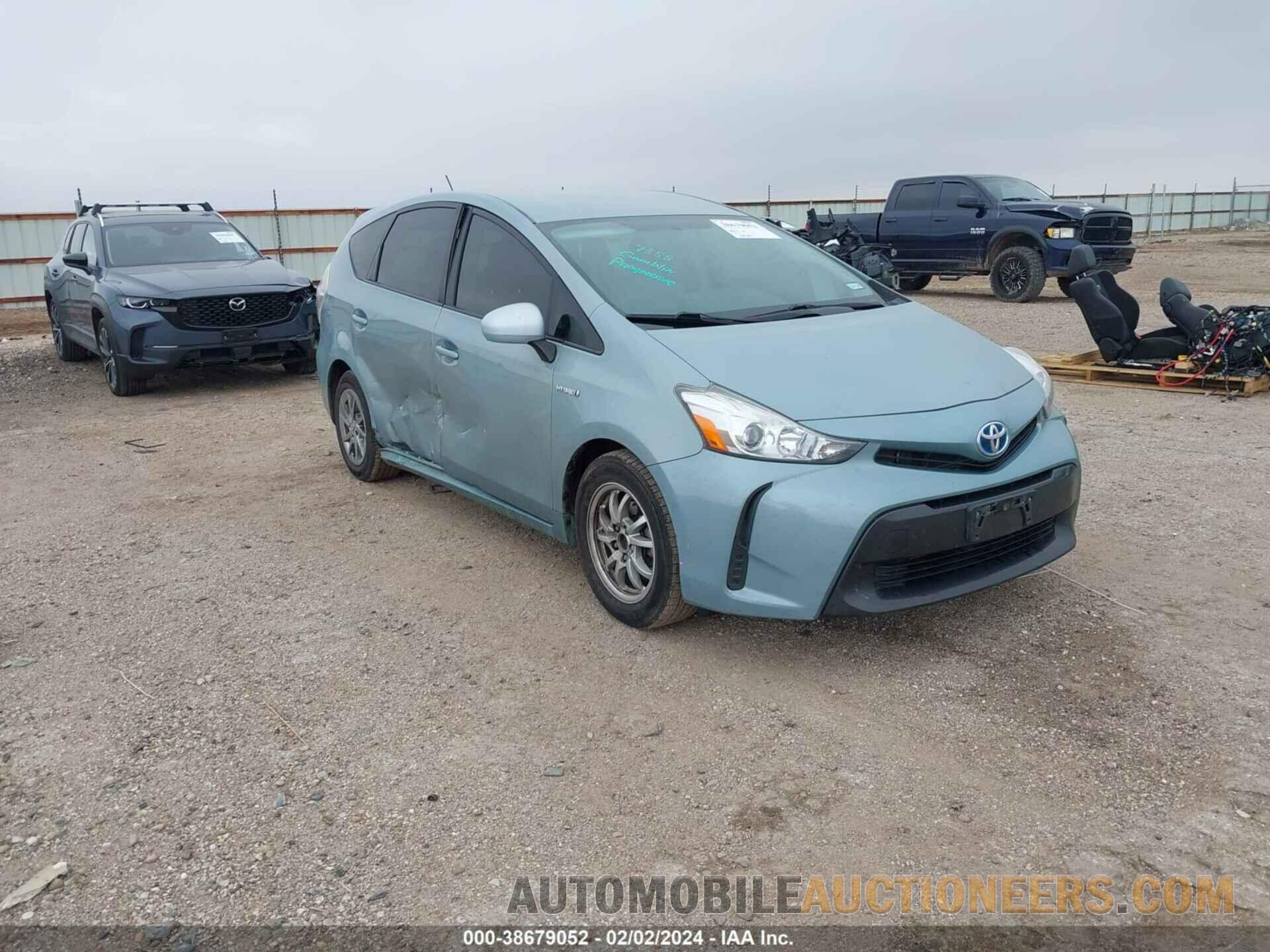 JTDZN3EU3FJ017254 TOYOTA PRIUS V 2015