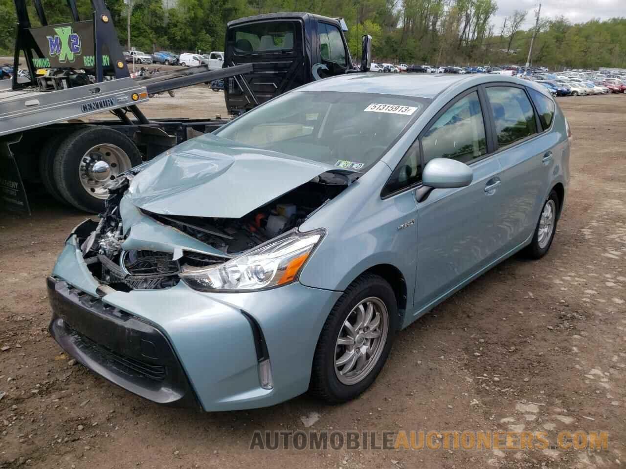 JTDZN3EU3FJ020171 TOYOTA PRIUS 2015