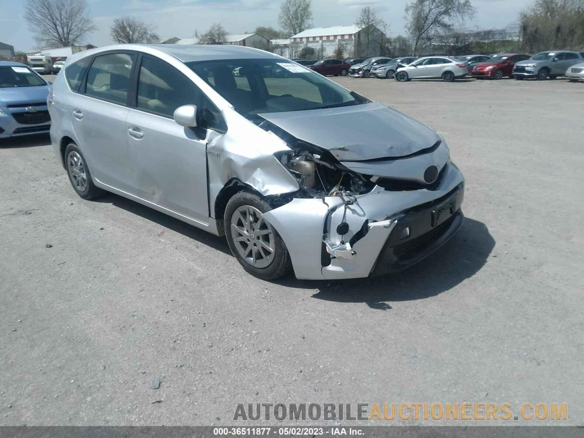 JTDZN3EU3FJ037102 TOYOTA PRIUS V 2015