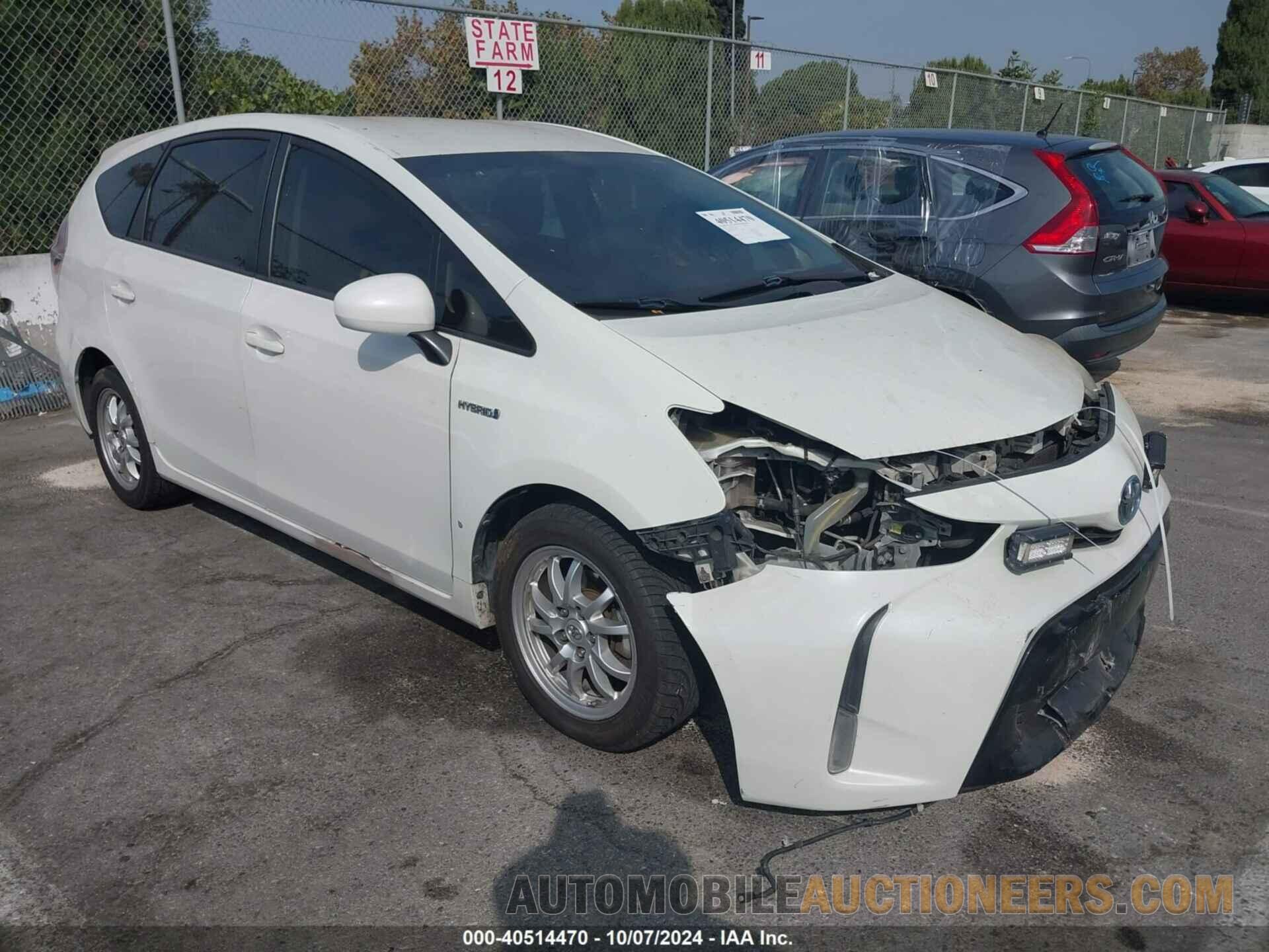 JTDZN3EU3FJ039884 TOYOTA PRIUS V 2015