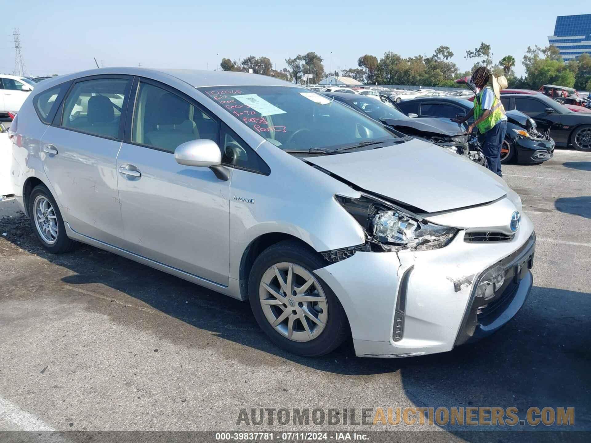 JTDZN3EU3GJ041006 TOYOTA PRIUS V 2016