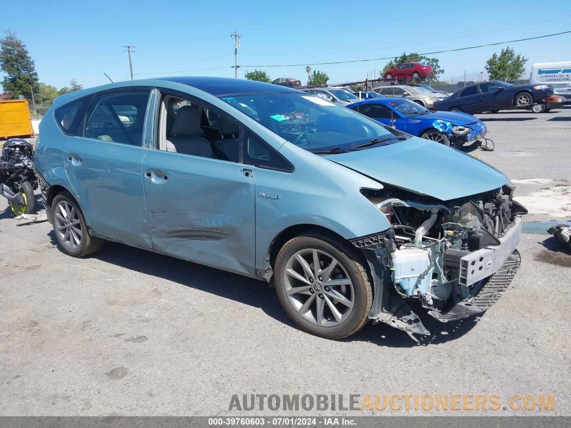 JTDZN3EU3GJ045153 TOYOTA PRIUS V 2016