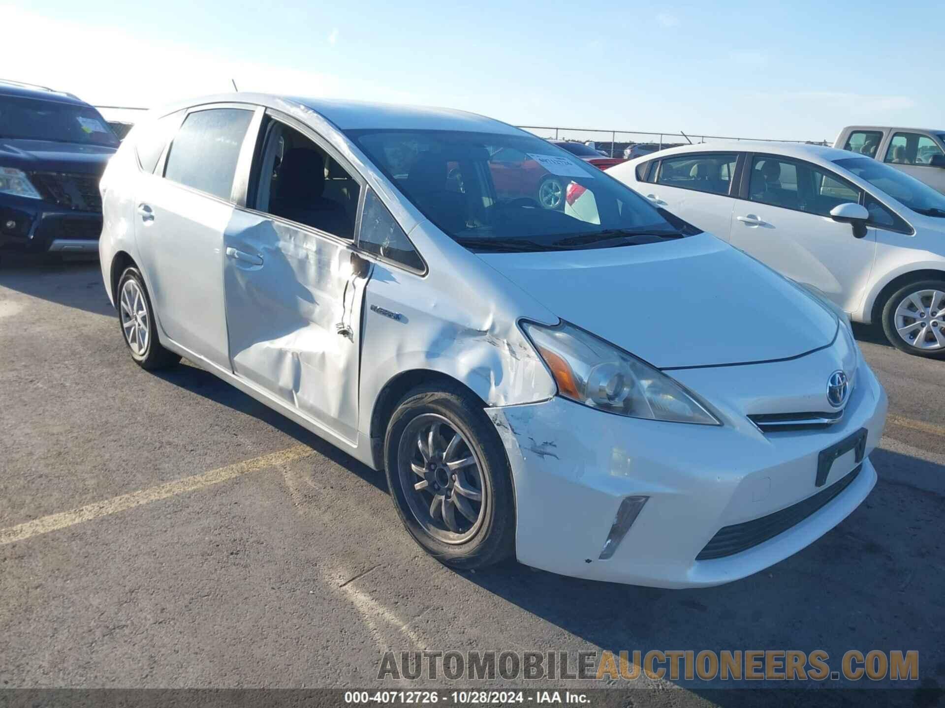 JTDZN3EU4C3058654 TOYOTA PRIUS V 2012