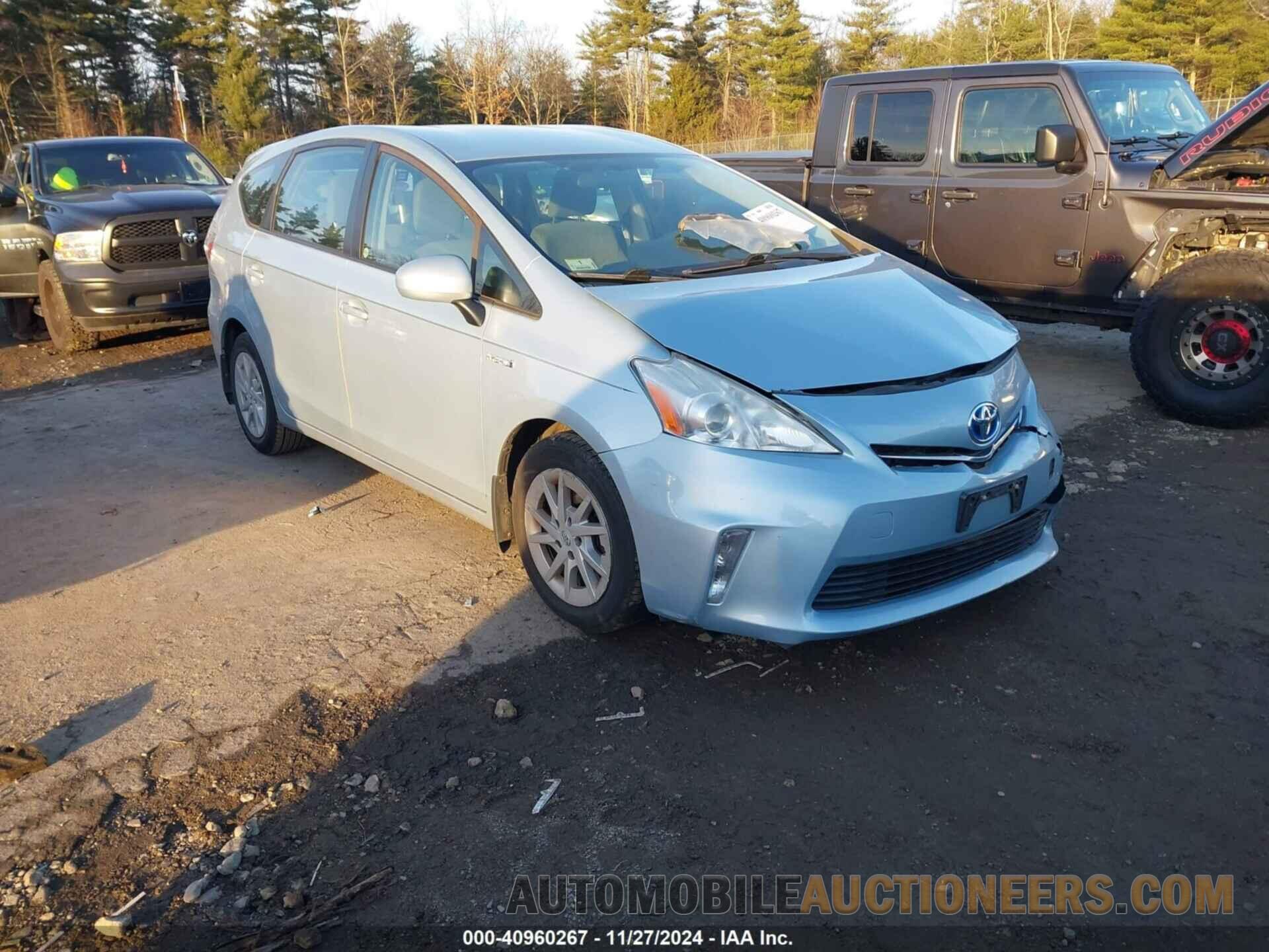 JTDZN3EU4C3060064 TOYOTA PRIUS V 2012