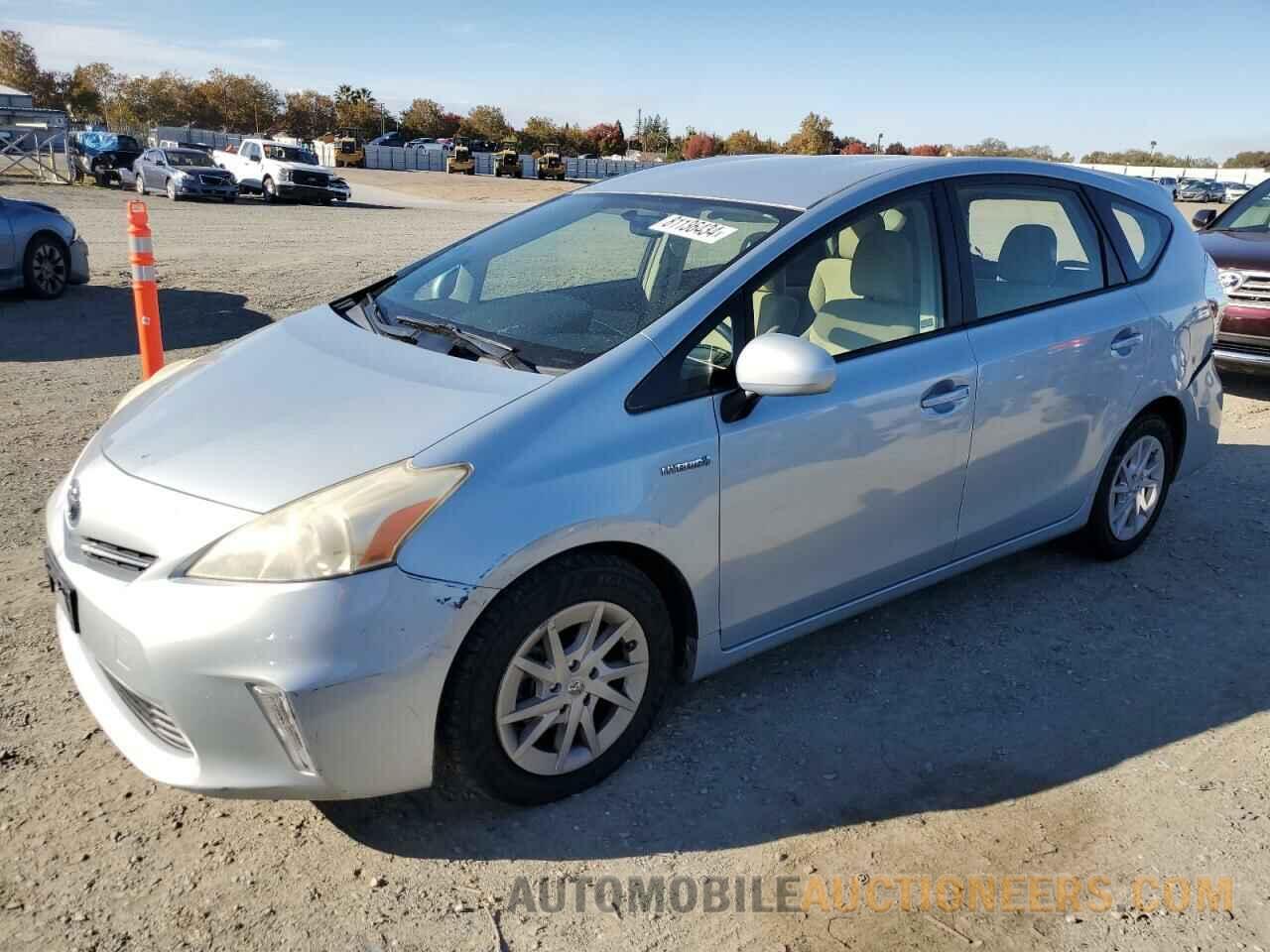 JTDZN3EU4C3074742 TOYOTA PRIUS 2012