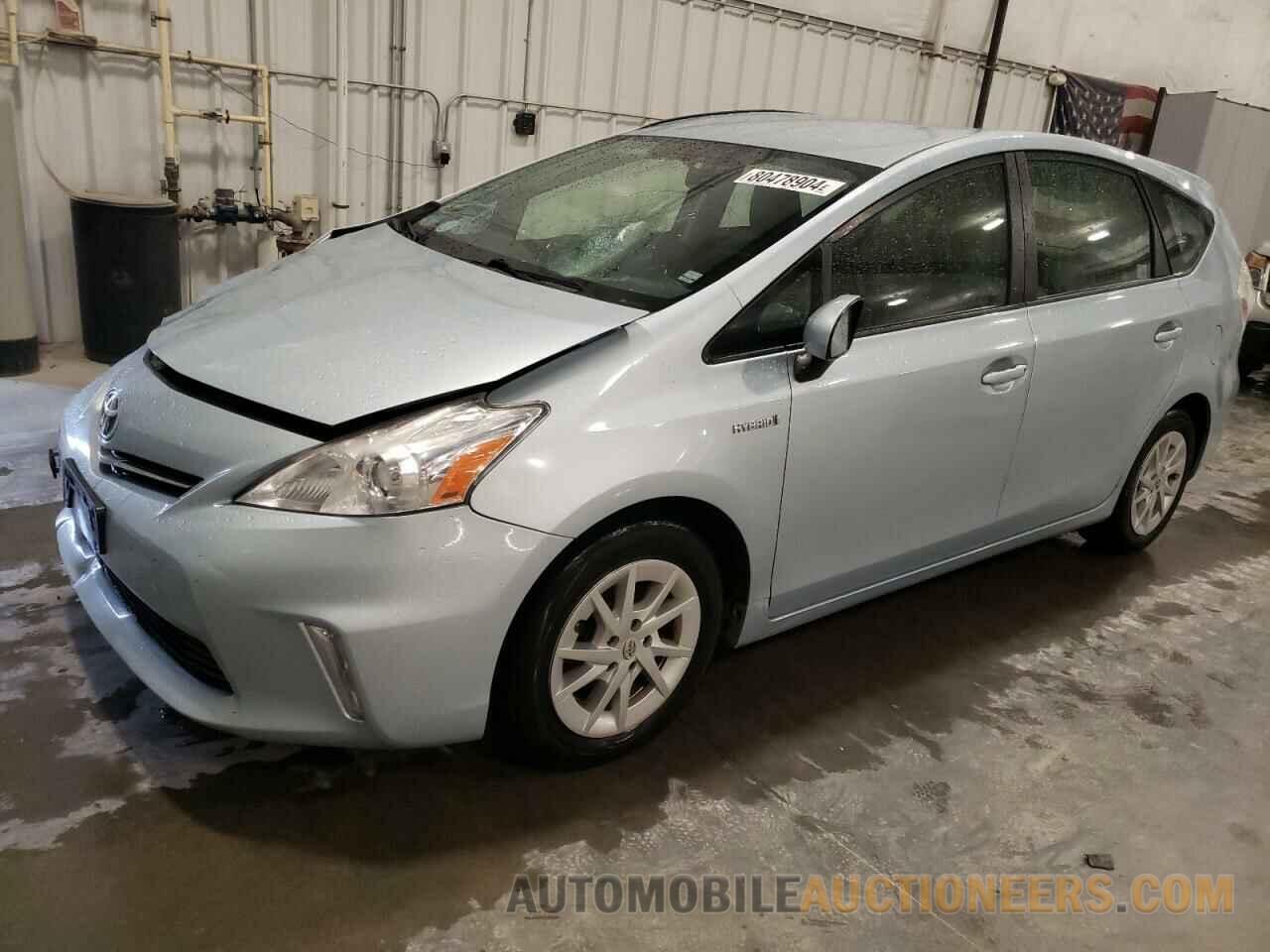 JTDZN3EU4C3087104 TOYOTA PRIUS 2012