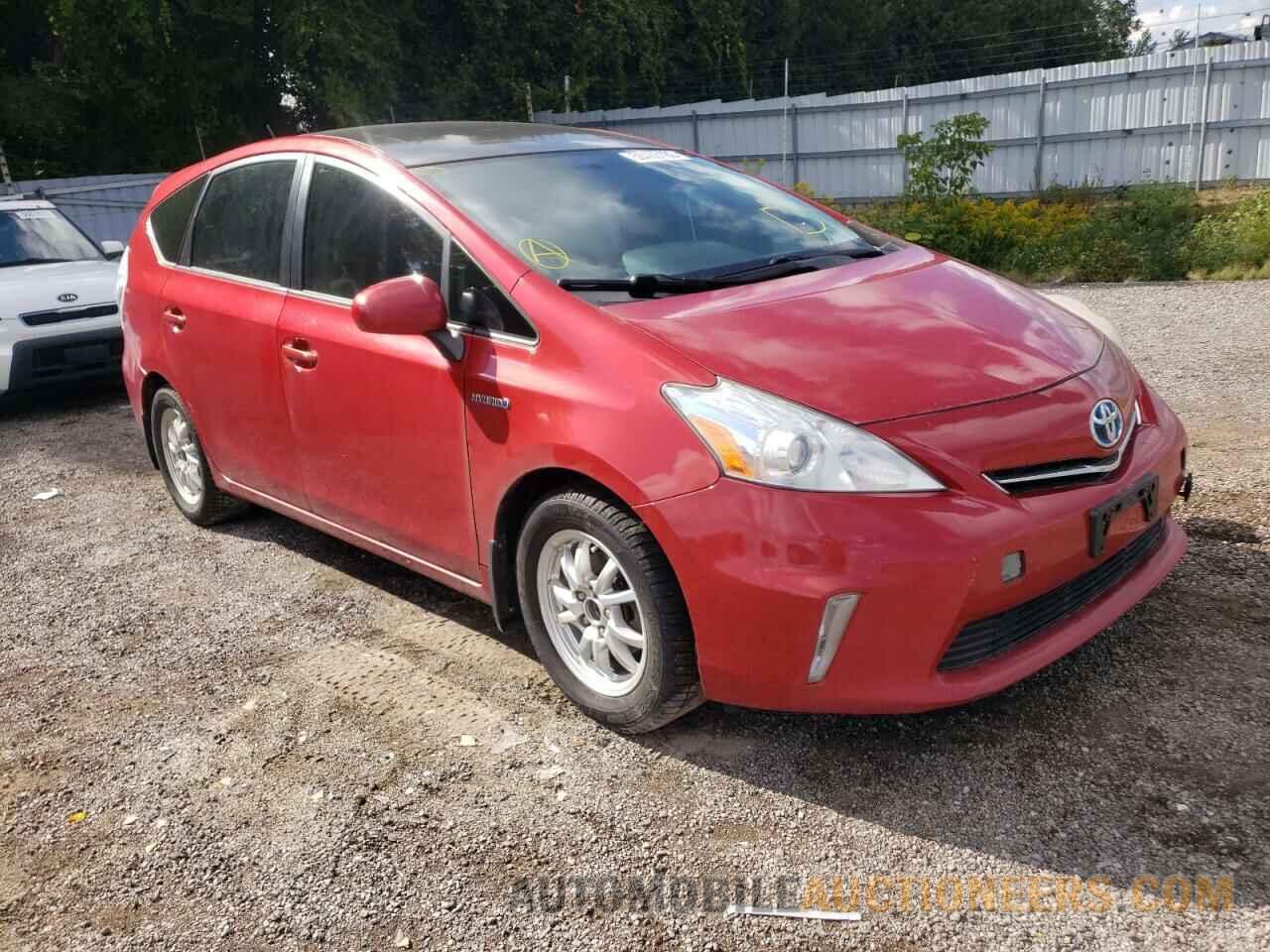 JTDZN3EU4C3099236 TOYOTA PRIUS 2012