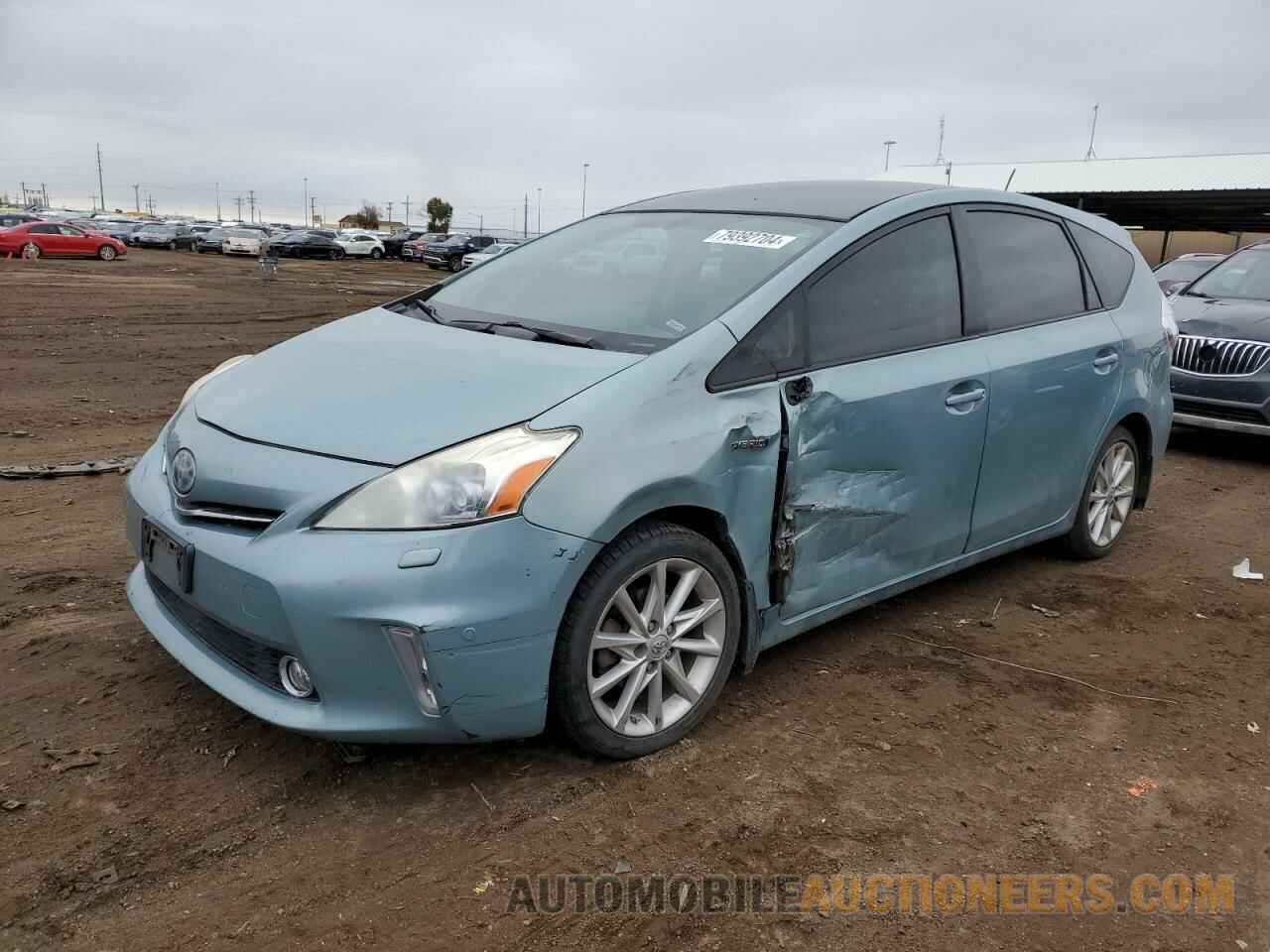 JTDZN3EU4D3195384 TOYOTA PRIUS 2013