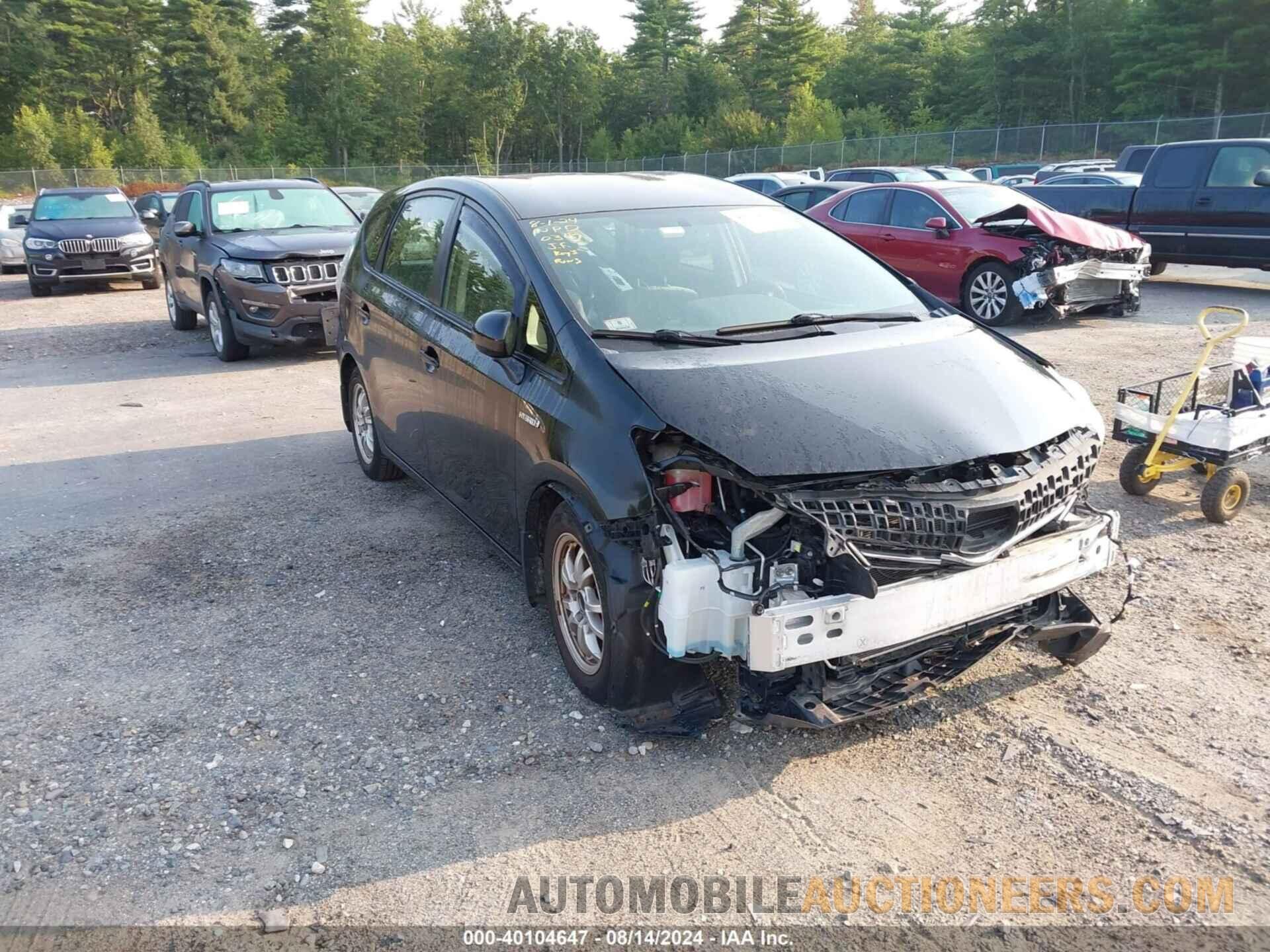 JTDZN3EU4E3330347 TOYOTA PRIUS V 2014