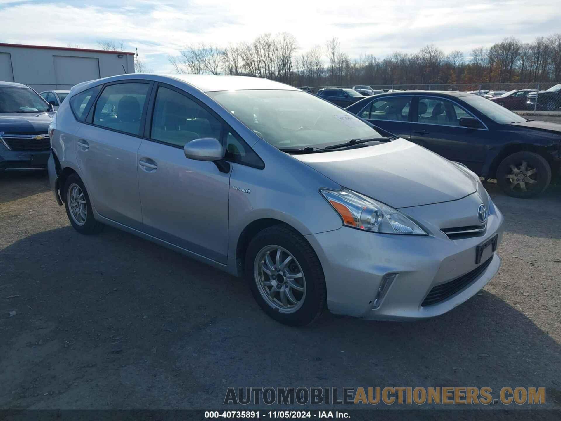 JTDZN3EU4EJ005760 TOYOTA PRIUS V 2014