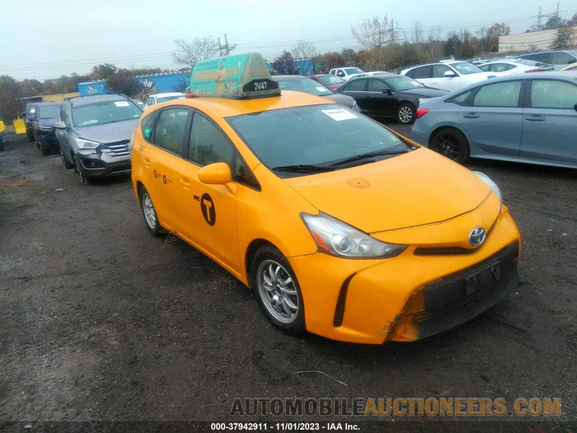 JTDZN3EU4FJ016341 TOYOTA PRIUS V 2015