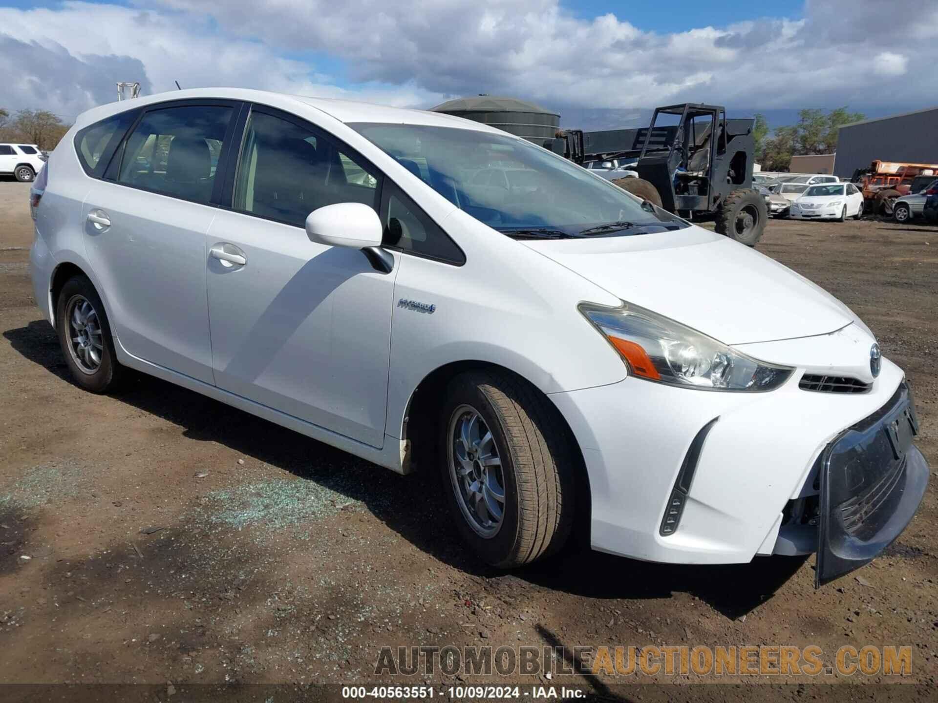 JTDZN3EU4FJ026996 TOYOTA PRIUS V 2015