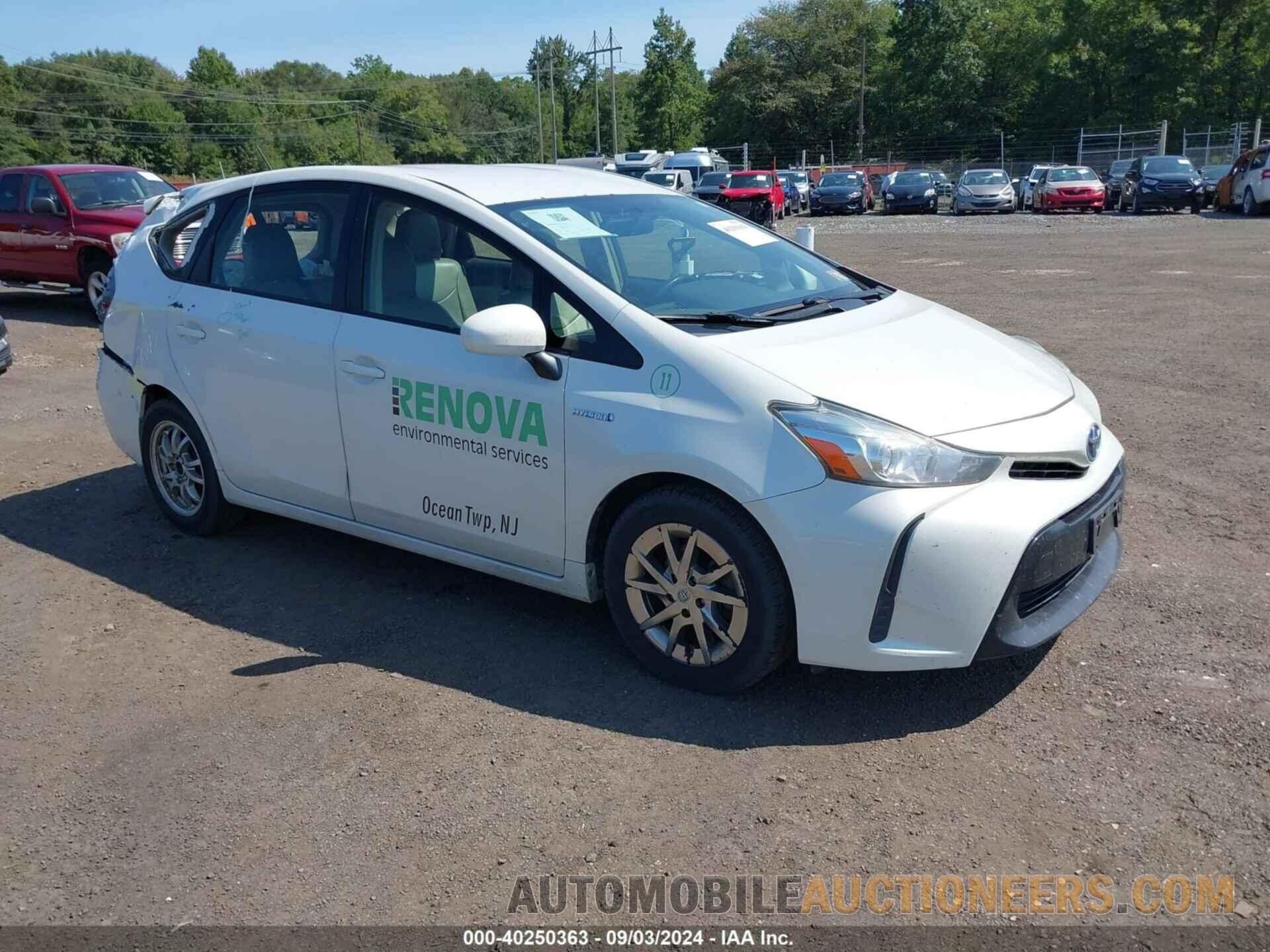 JTDZN3EU4GJ045775 TOYOTA PRIUS V 2016