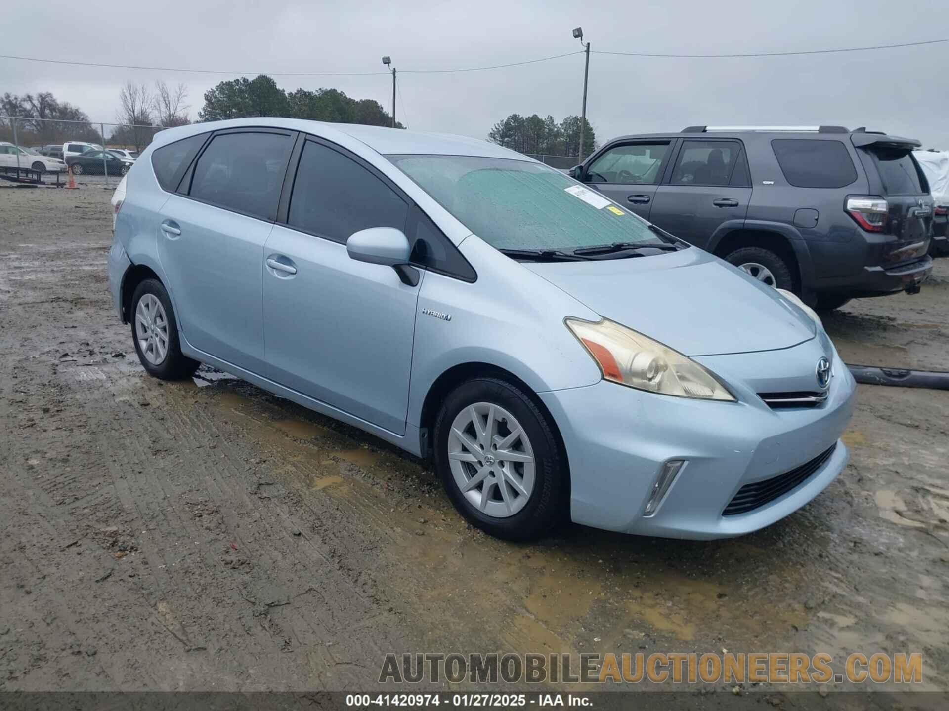 JTDZN3EU5C3019202 TOYOTA PRIUS V 2012