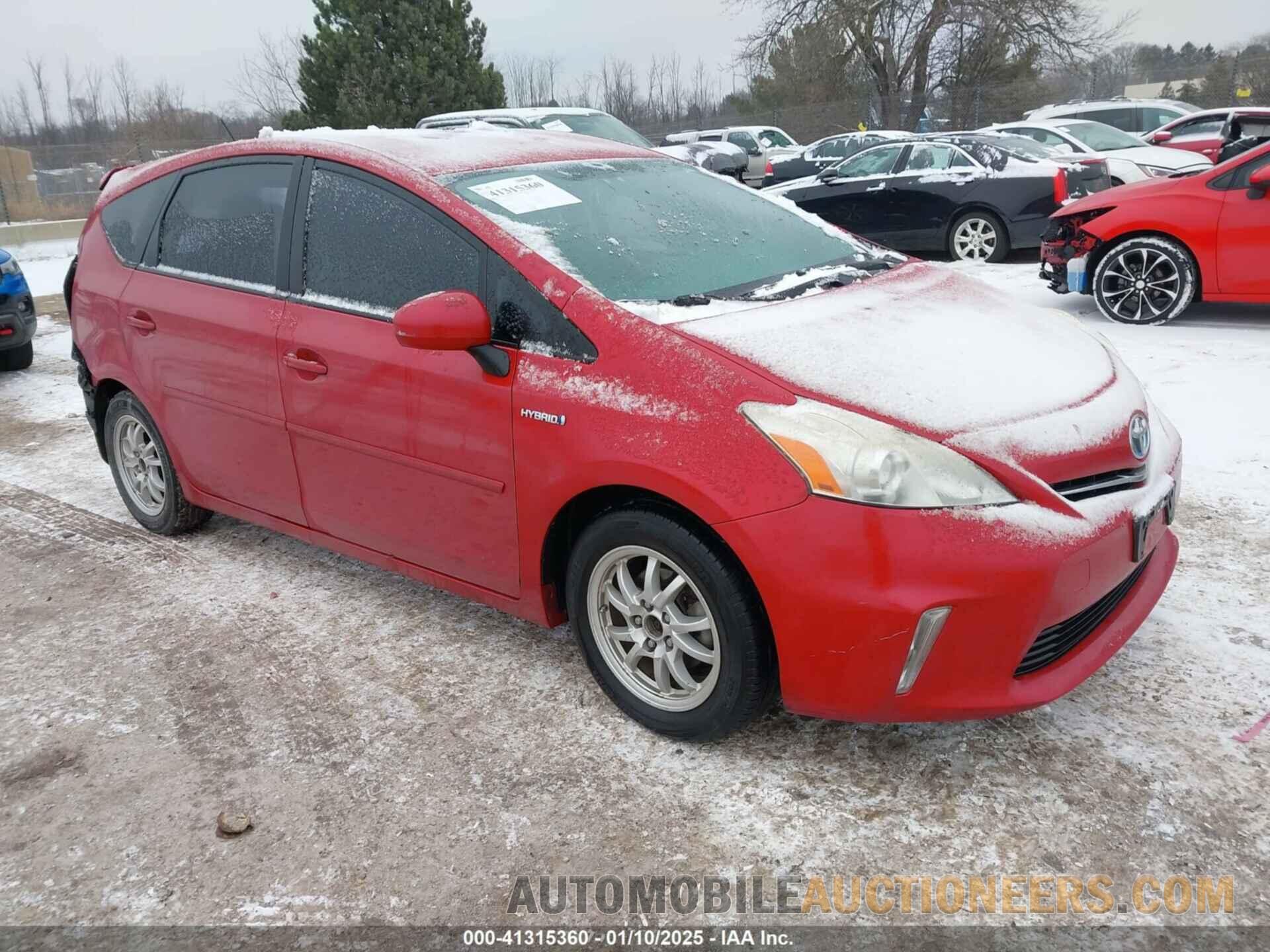 JTDZN3EU5C3046870 TOYOTA PRIUS V 2012