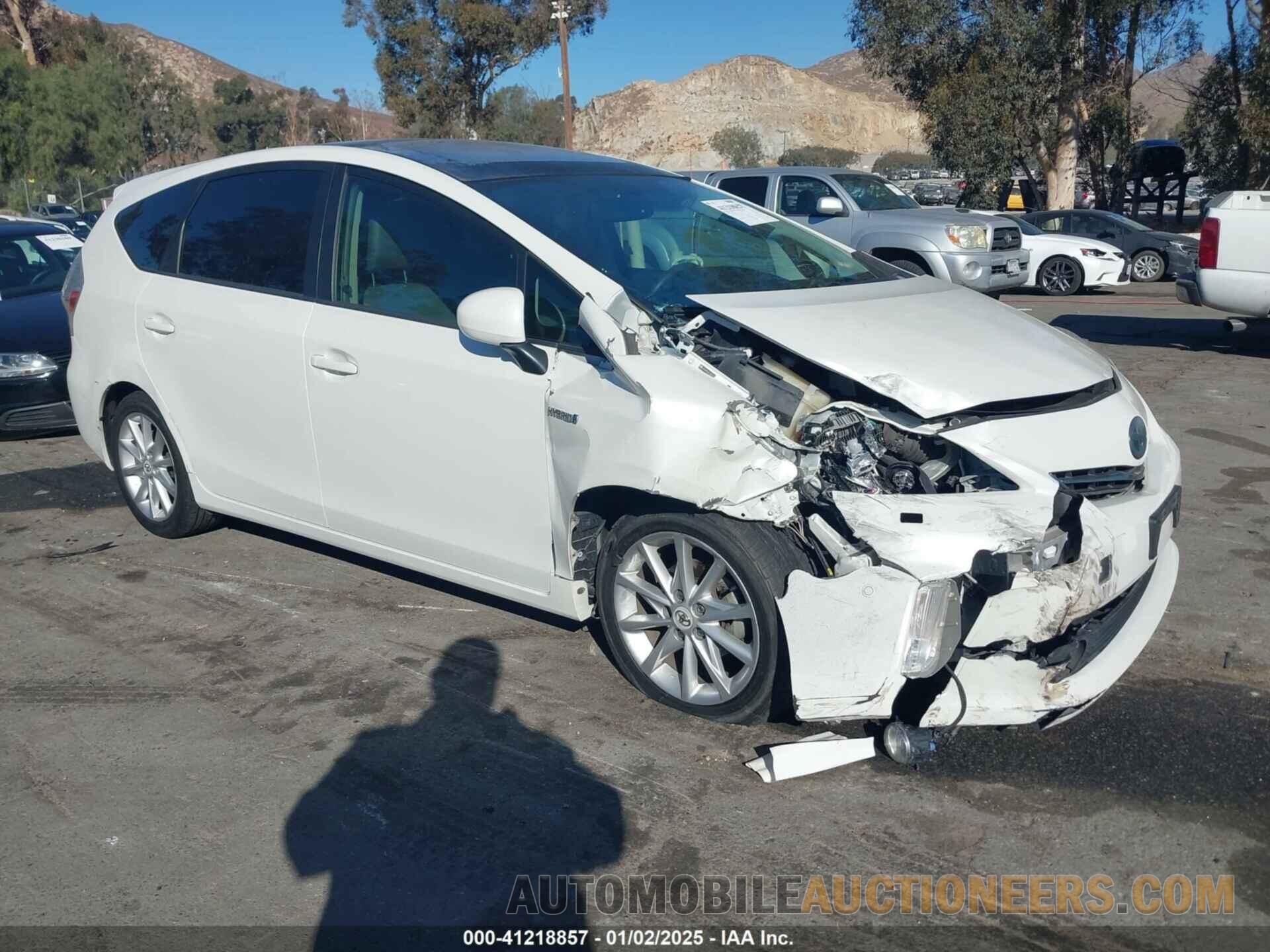 JTDZN3EU5C3097219 TOYOTA PRIUS V 2012