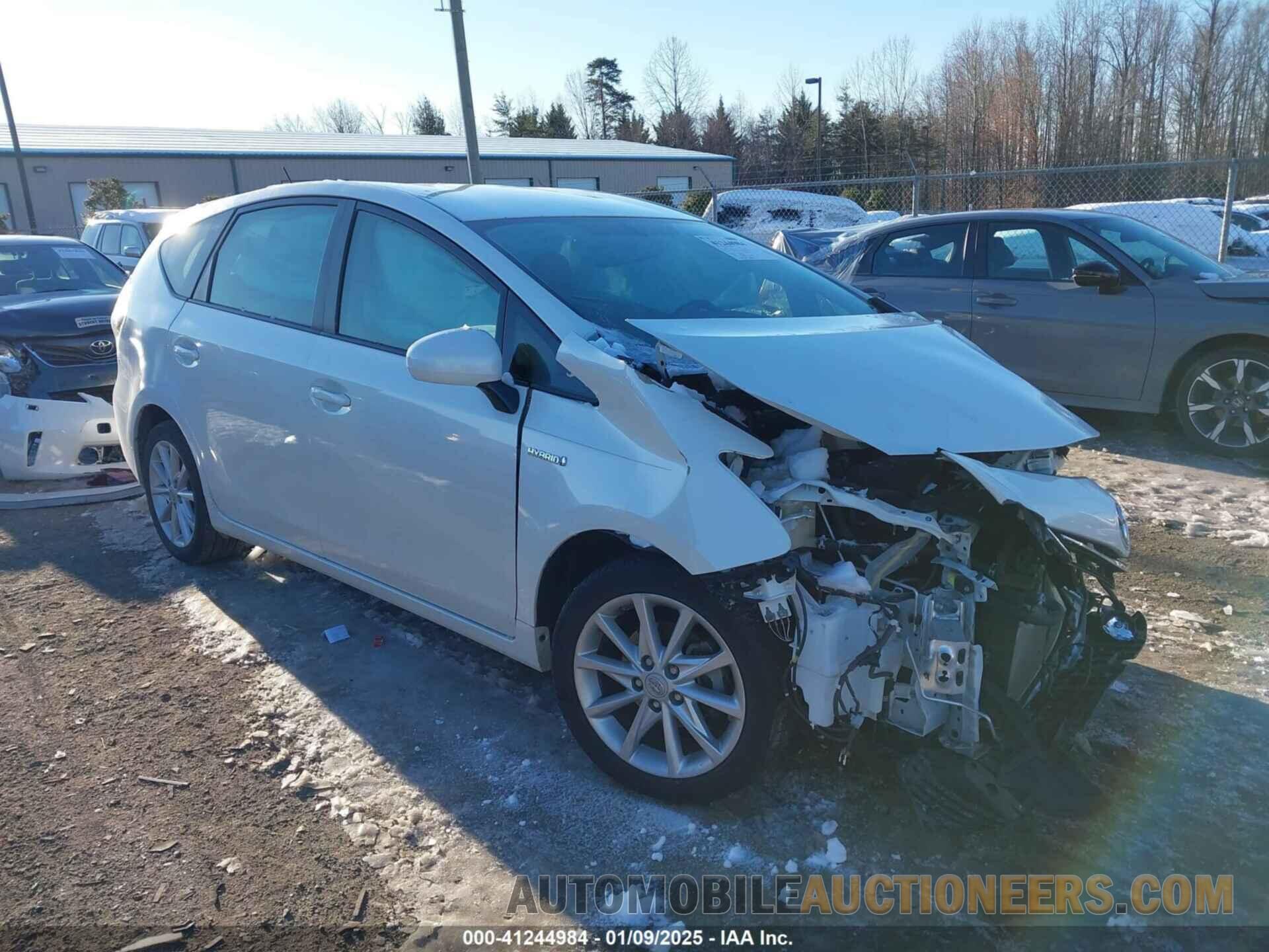 JTDZN3EU5D3272599 TOYOTA PRIUS V 2013