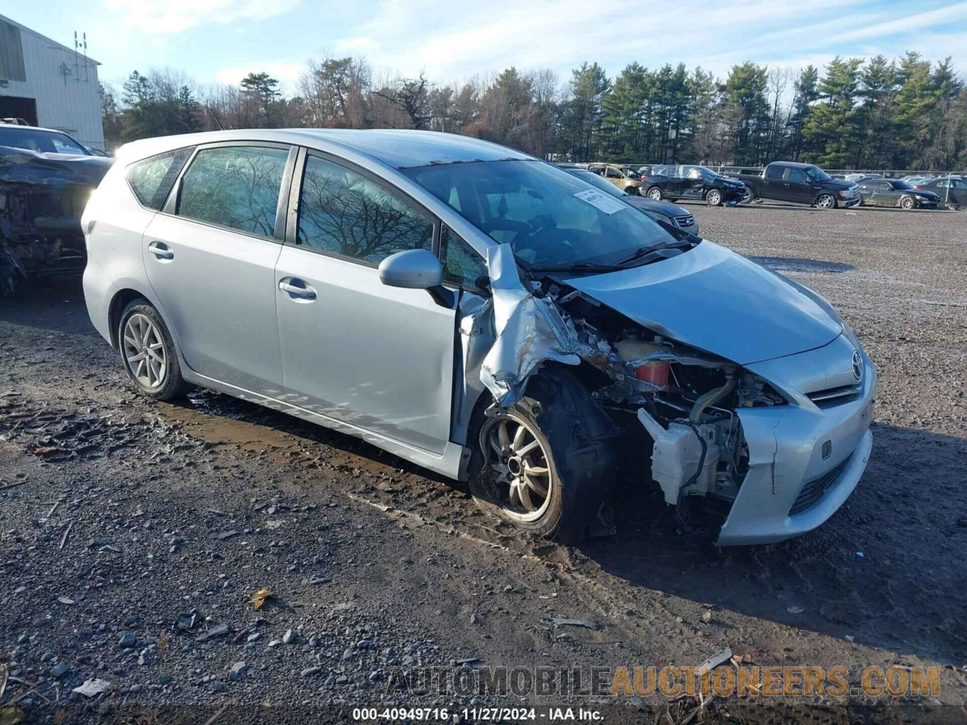 JTDZN3EU5EJ005928 TOYOTA PRIUS V 2014