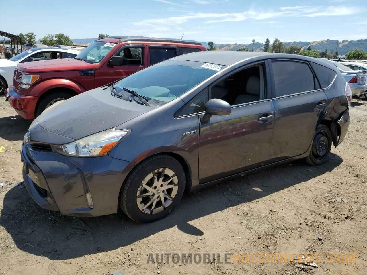 JTDZN3EU5FJ015912 TOYOTA PRIUS 2015