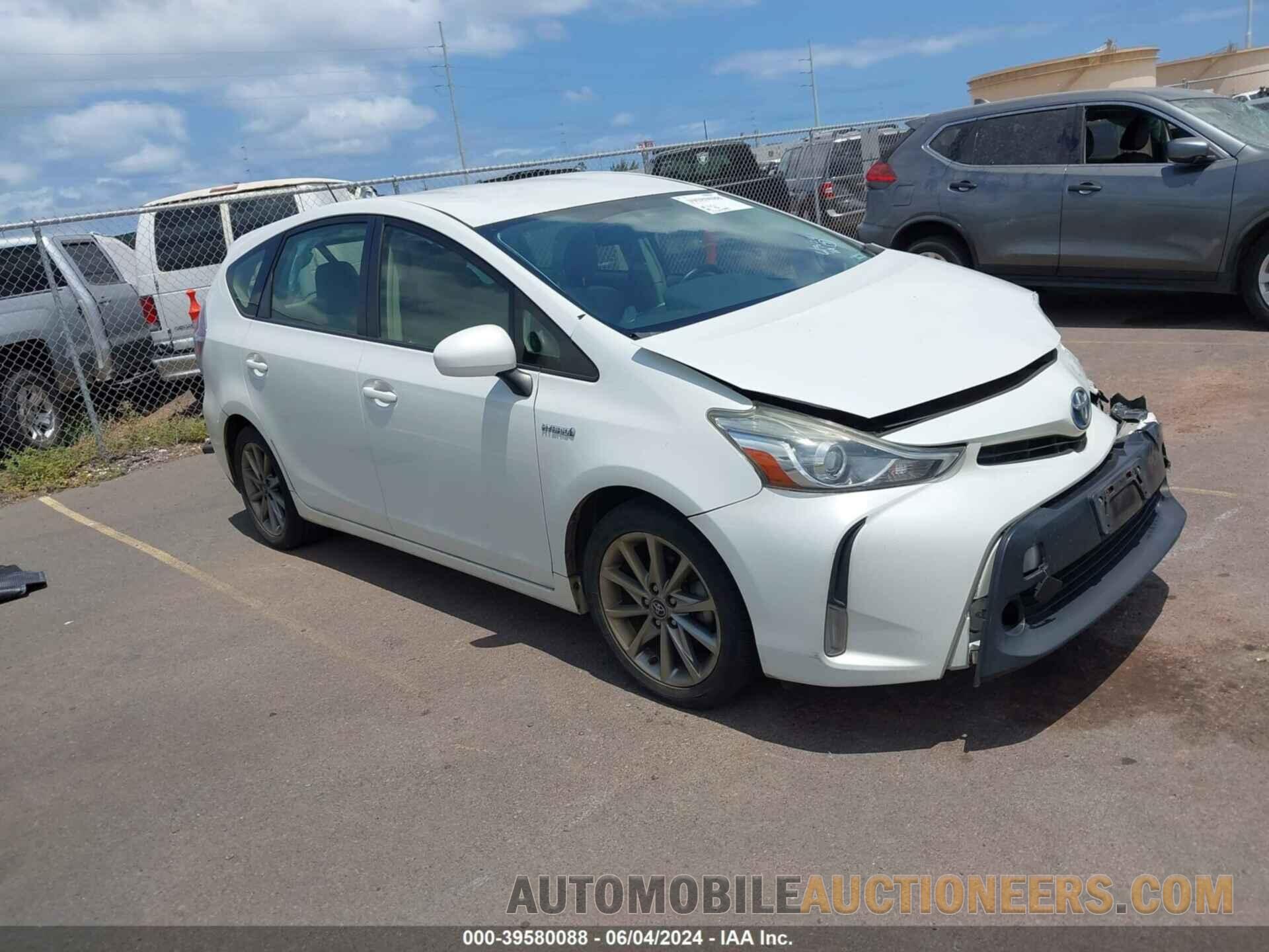 JTDZN3EU5FJ030636 TOYOTA PRIUS V 2015