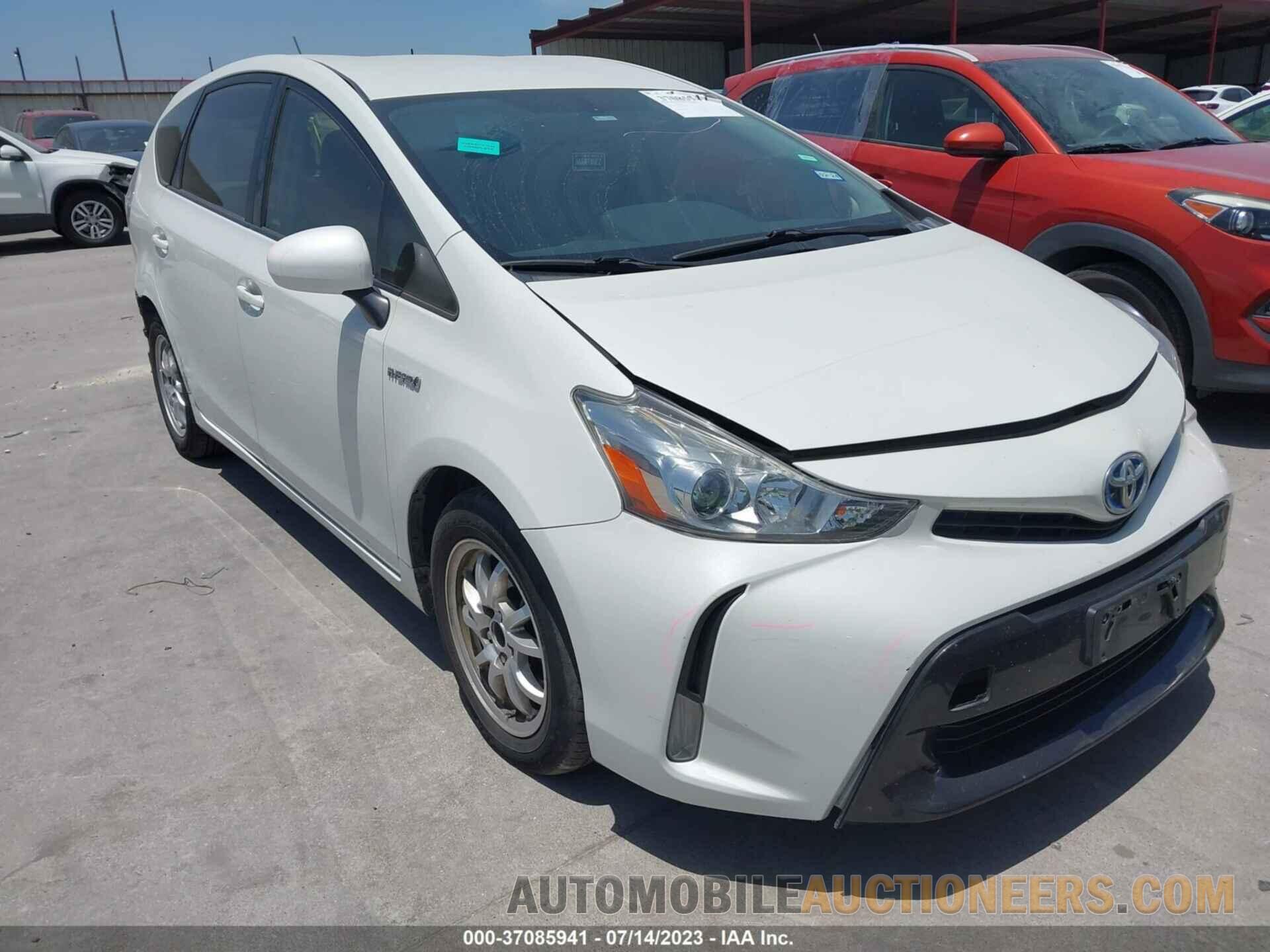 JTDZN3EU5FJ037683 TOYOTA PRIUS V 2015