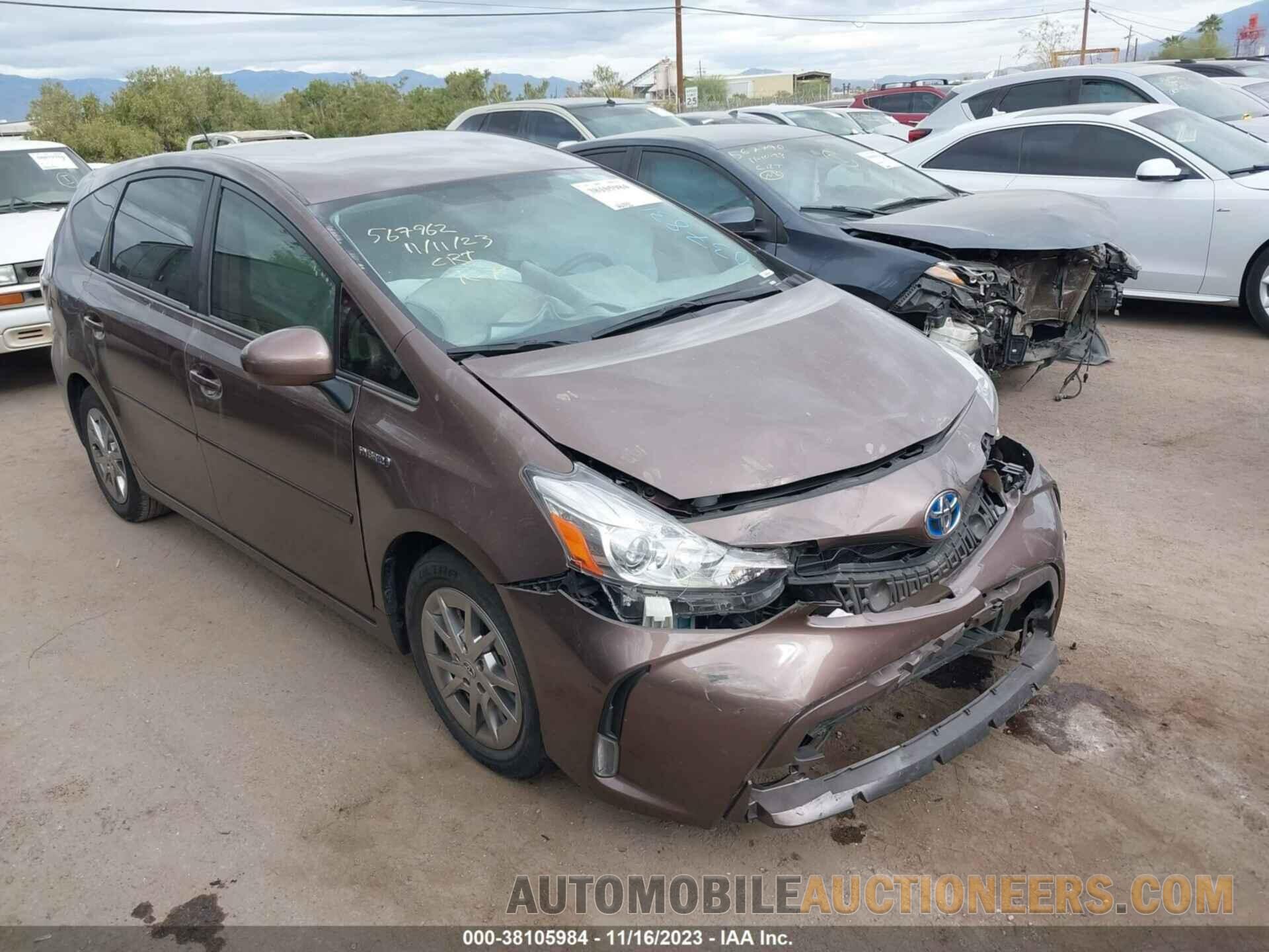 JTDZN3EU5FJ037831 TOYOTA PRIUS V 2015