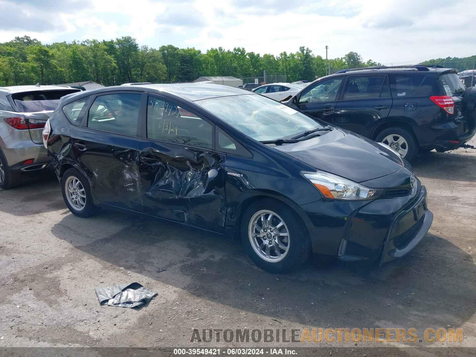 JTDZN3EU5GJ041766 TOYOTA PRIUS V 2016