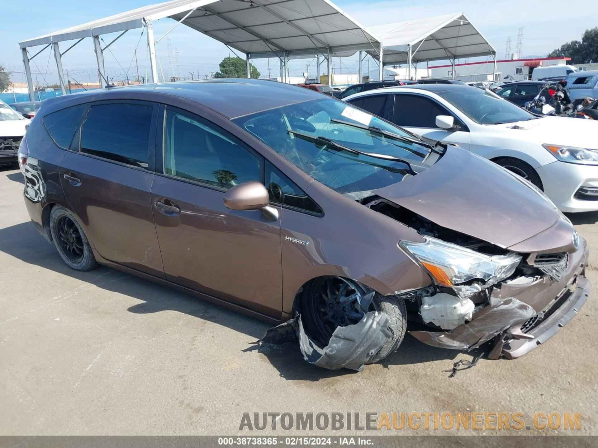 JTDZN3EU5GJ043338 TOYOTA PRIUS V 2016