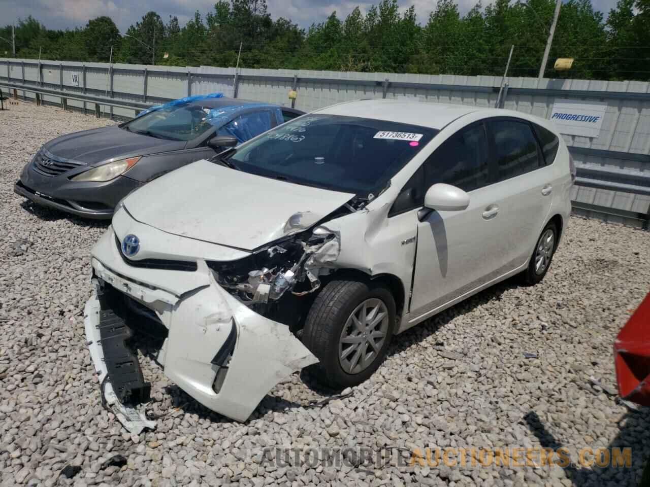 JTDZN3EU5GJ048863 TOYOTA PRIUS 2016