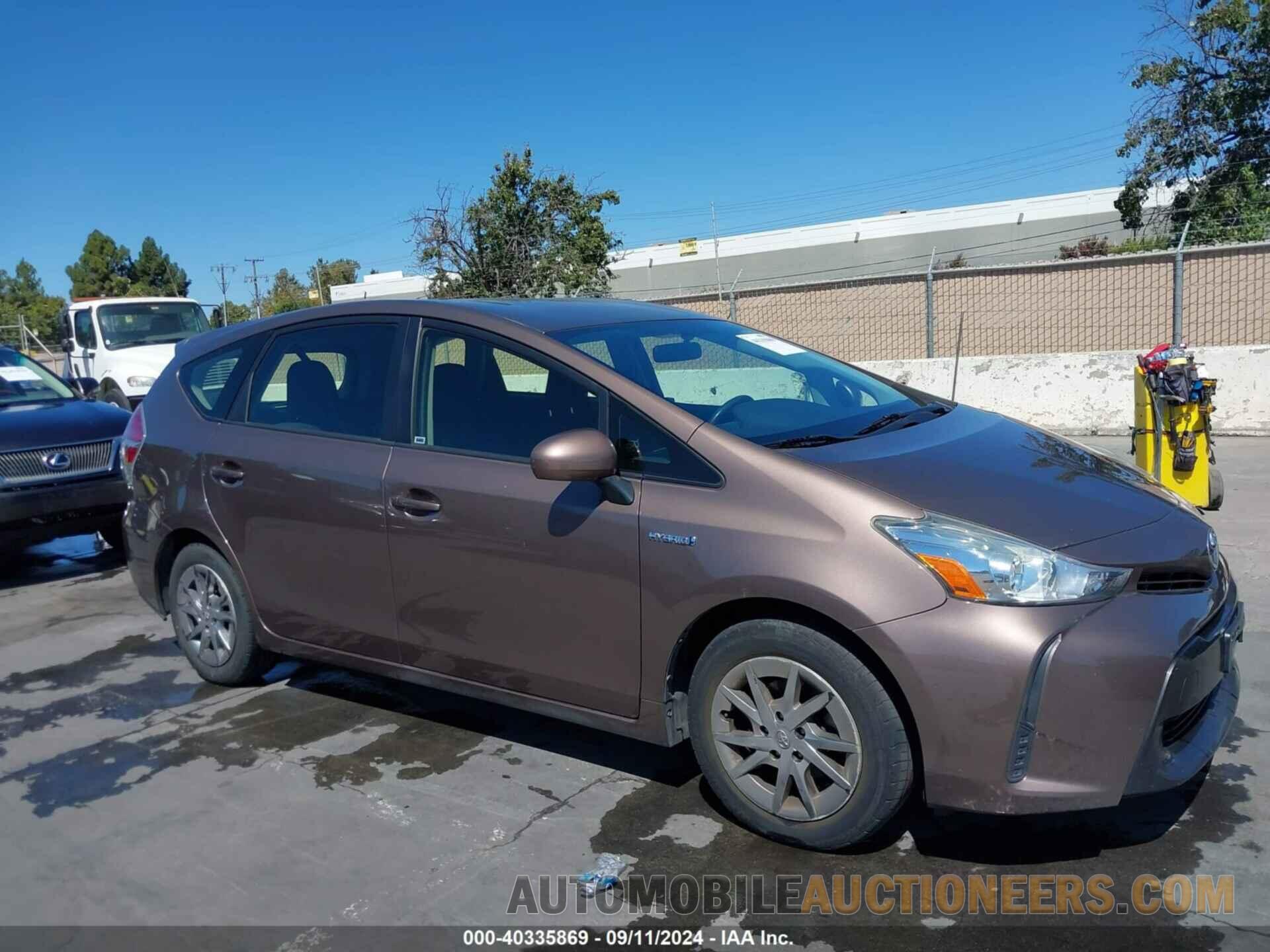 JTDZN3EU5GJ051522 TOYOTA PRIUS V 2016